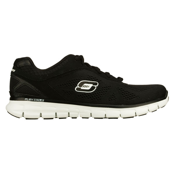 Skechers Men Extra Wide Fit (4E) Shoes - Power Shield Black/White