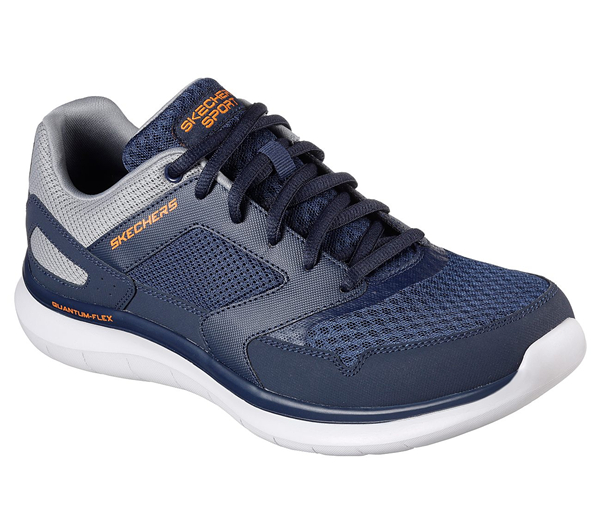 Skechers Men Relaxed Fit: Quantum Flex - Hudzick Navy/Gray