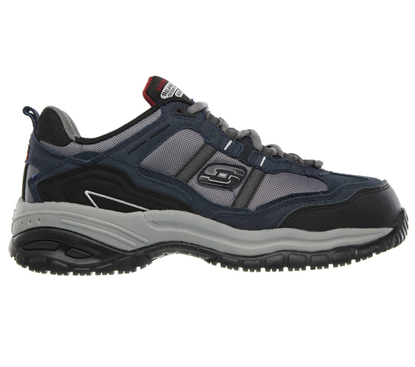 Skechers Men Work: Relaxed Fit - Soft Stride - Grinnell Comp Navy/Gray