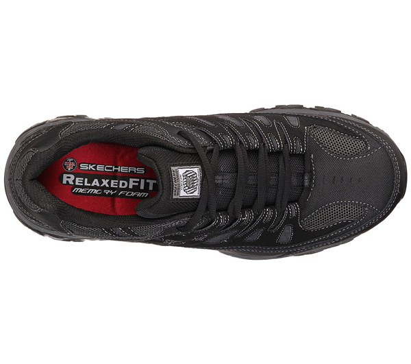 Skechers Men Work: Relaxed Fit Crankton Black/Charcoal