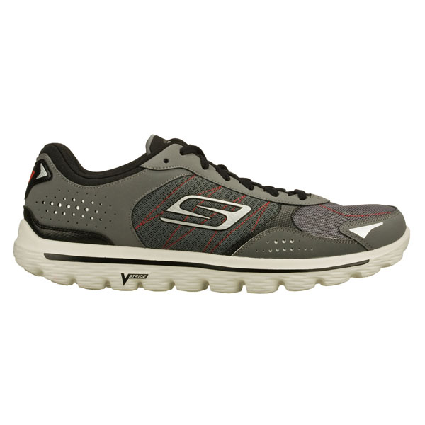 Skechers Men Extra Wide Fit (4E) Shoes - Flash Charcoal/Black