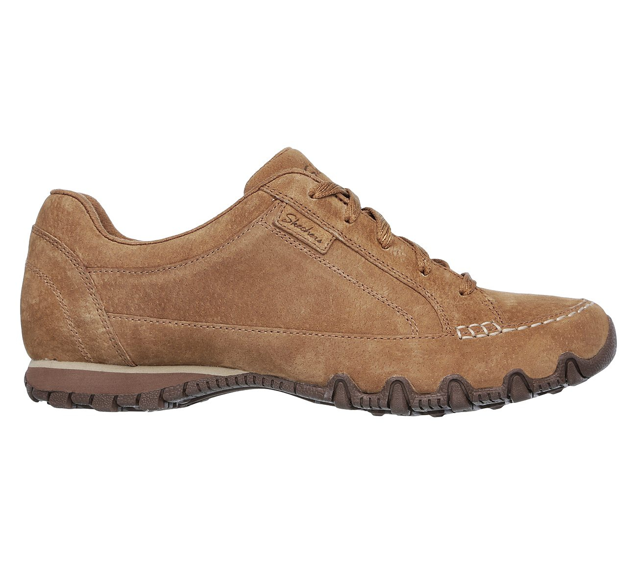 Skechers Women Relaxed Fit: Bikers - Curbed Desert Brown