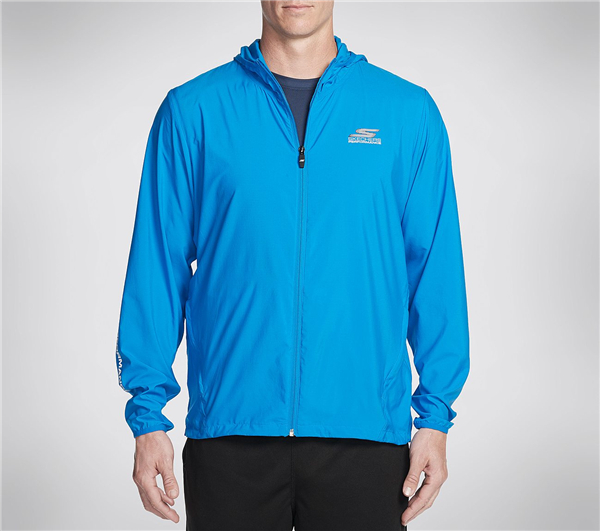 Skechers Men Ace Packable Jacket Blue