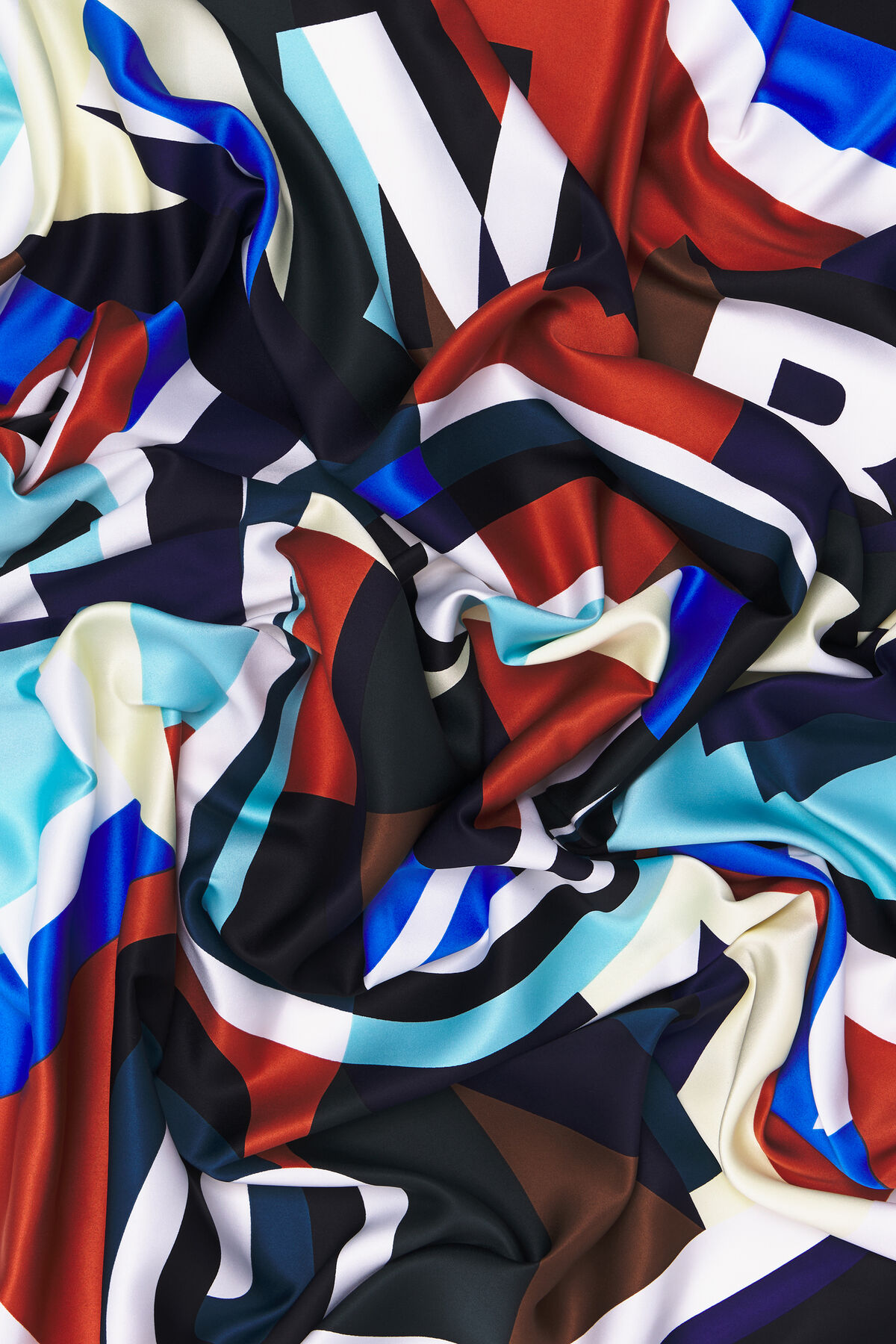 Pañuelo logo geométrico rojo