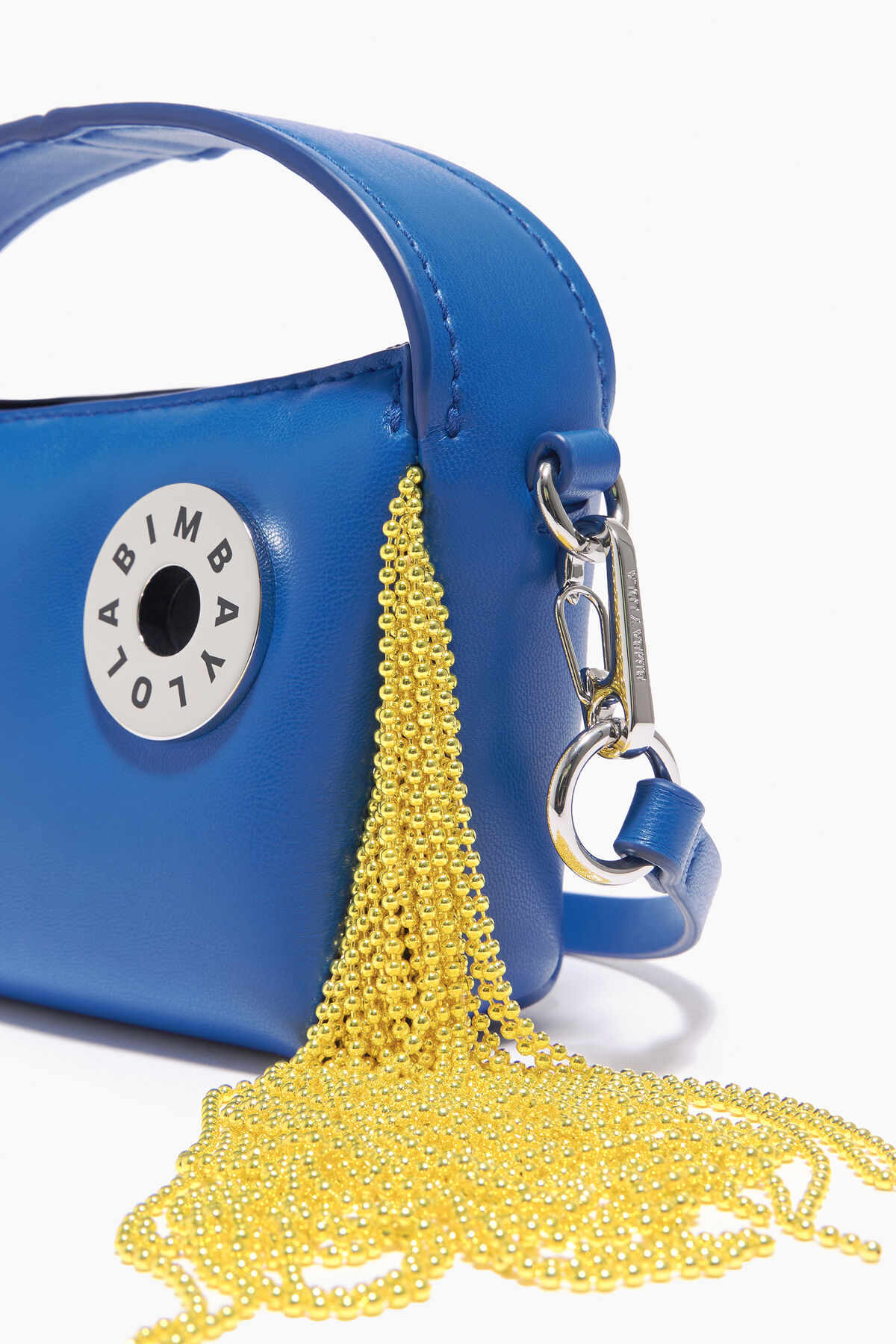 Bolso hobo XS piel azul eléctrico