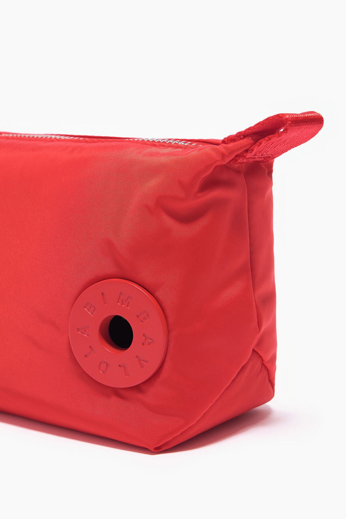 Neceser trapecio S nylon tomate