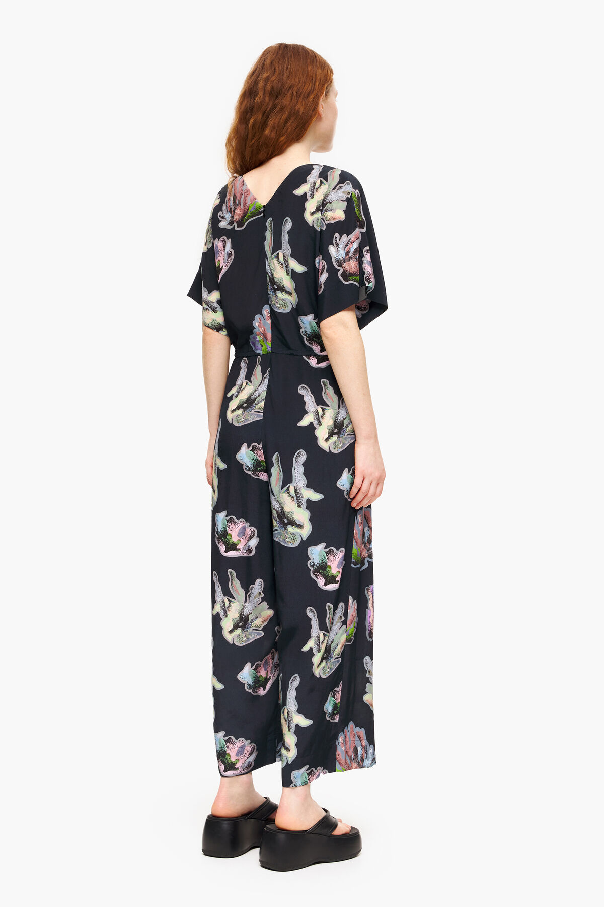 Mono largo print Coral gris