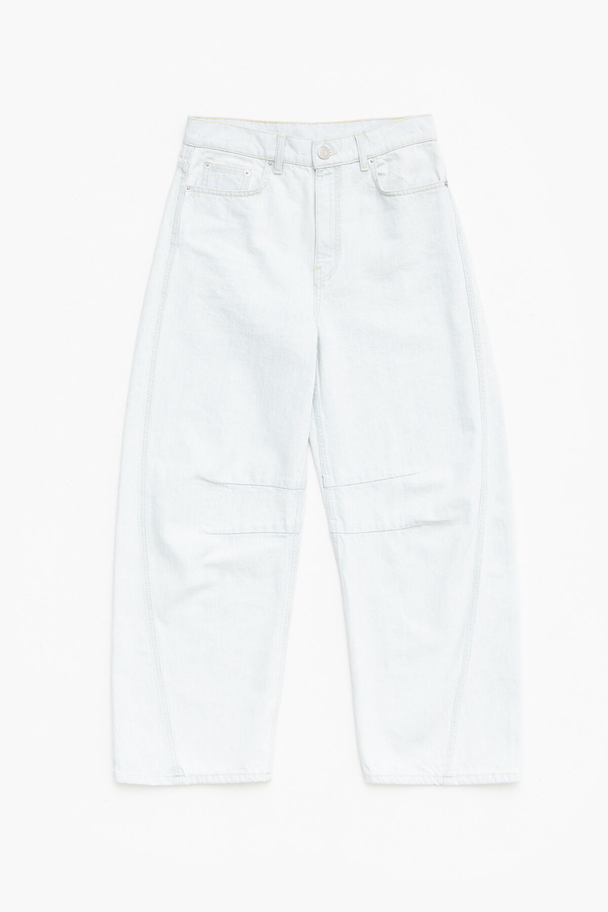 BARREL - Vaquero recto azul desteñido