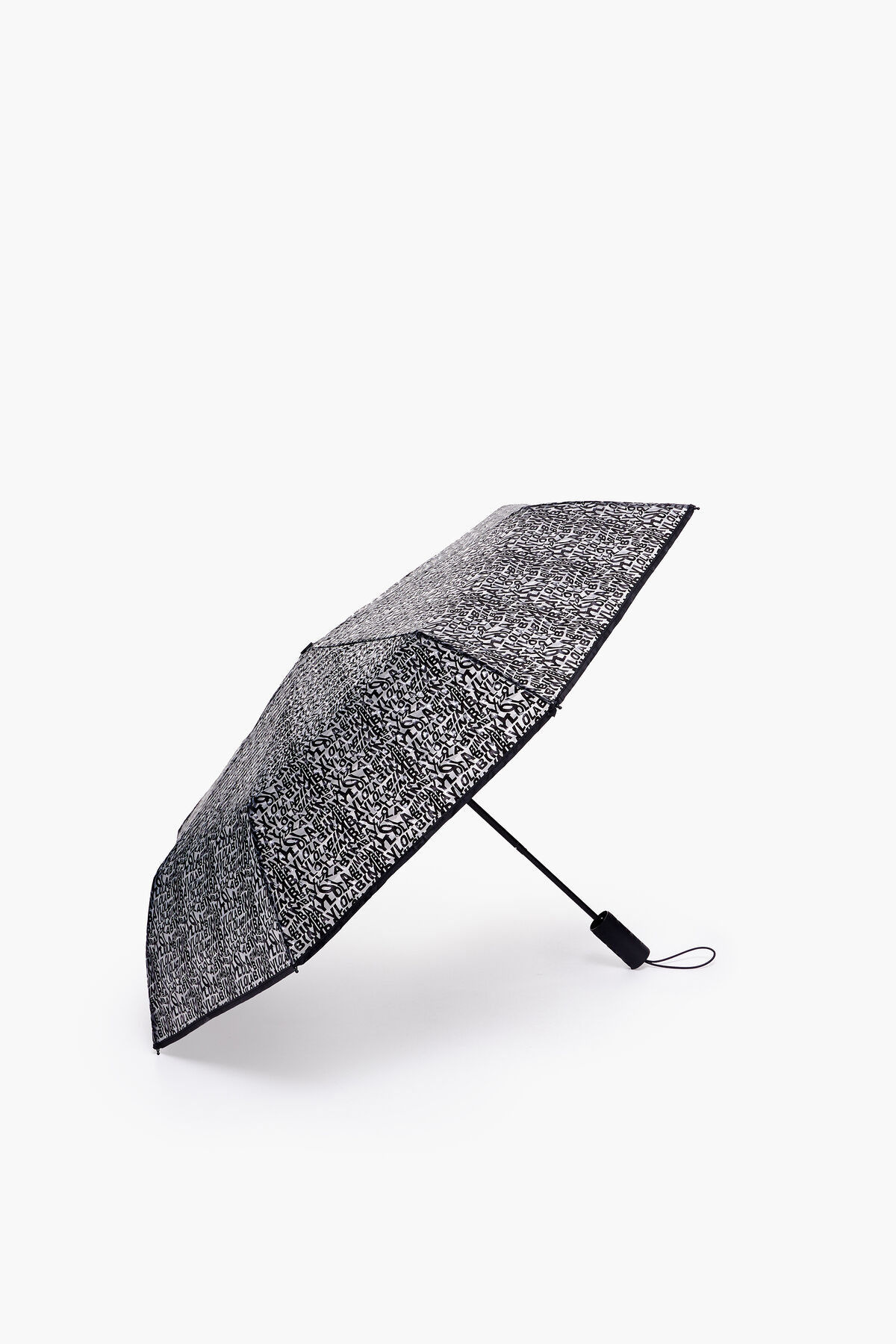 Paraguas vinilo logo negro