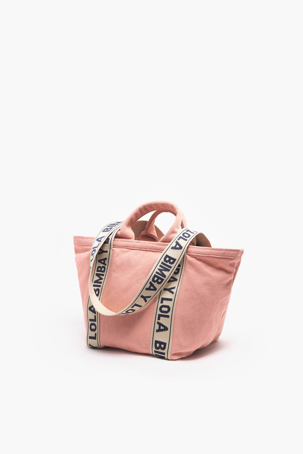 Bolsa shopper S canvas rosa