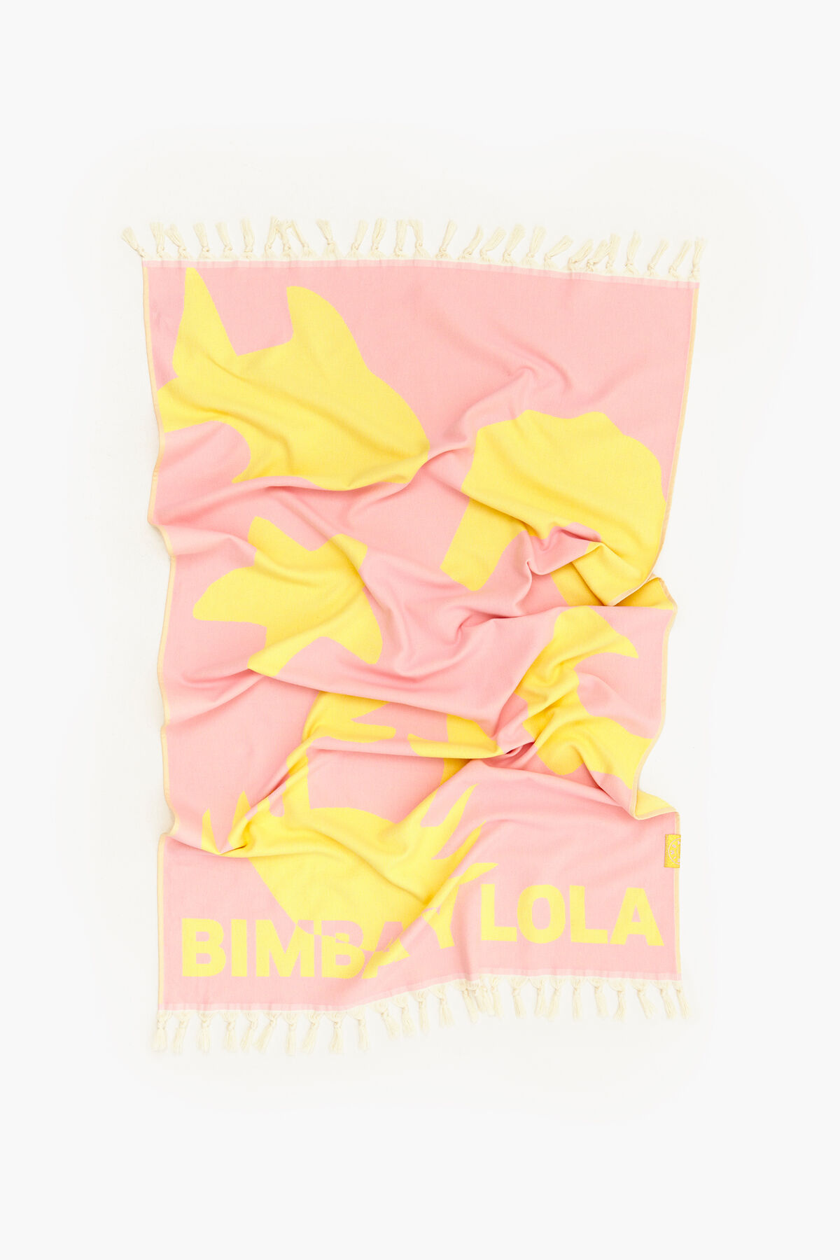 Toalla jacquard rosa