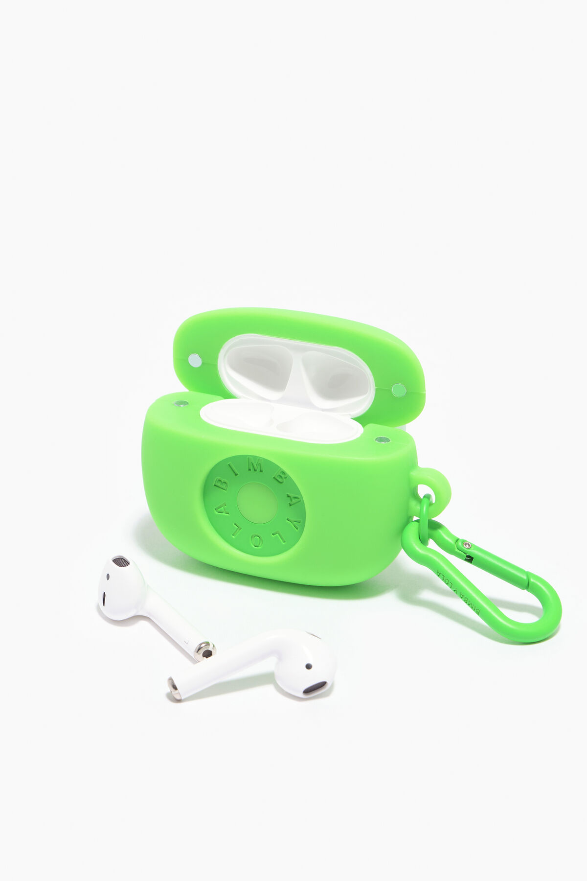 Estuche AirPods silicona logo verde