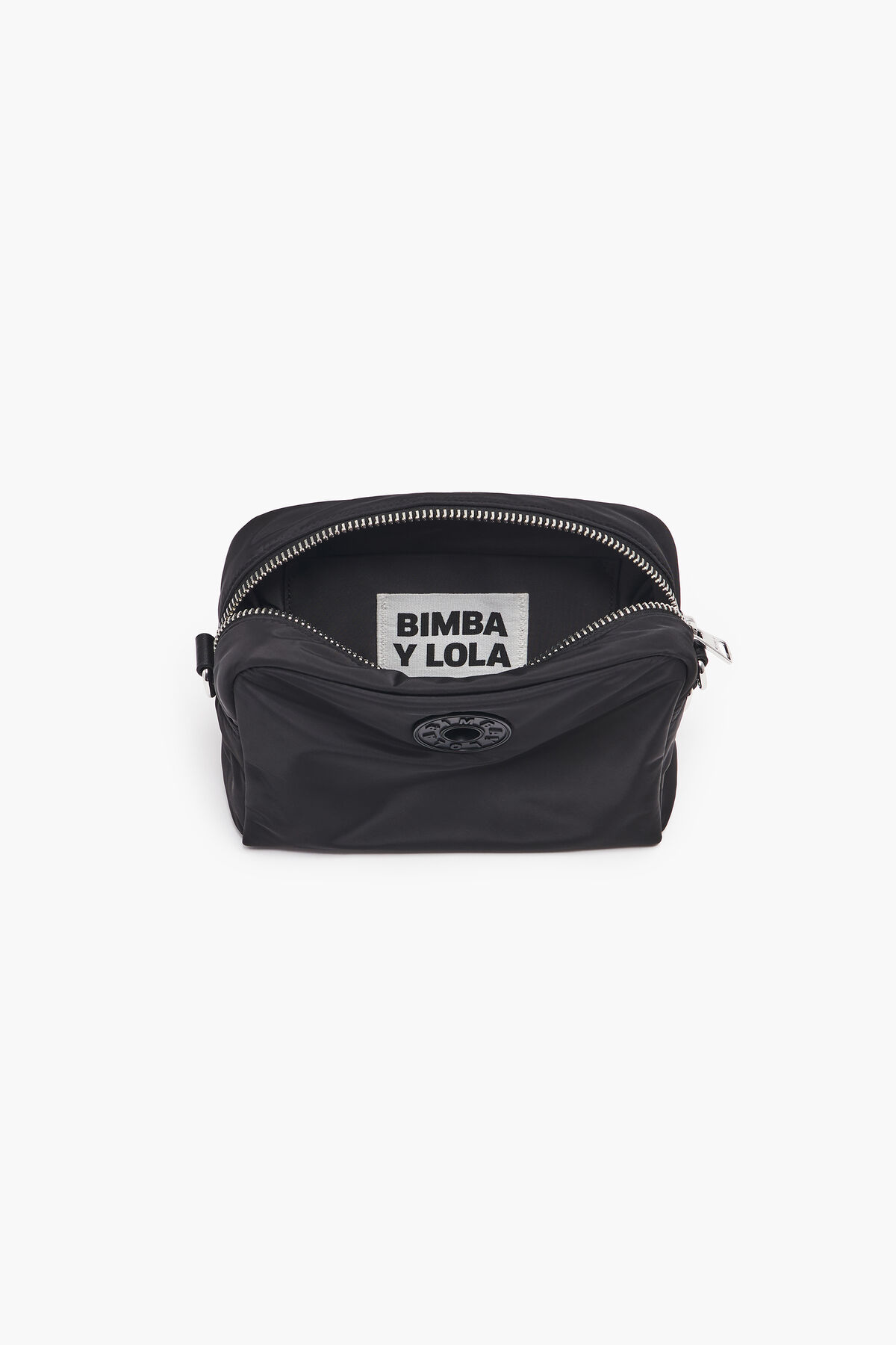 Bolso bandolera S nylon negro