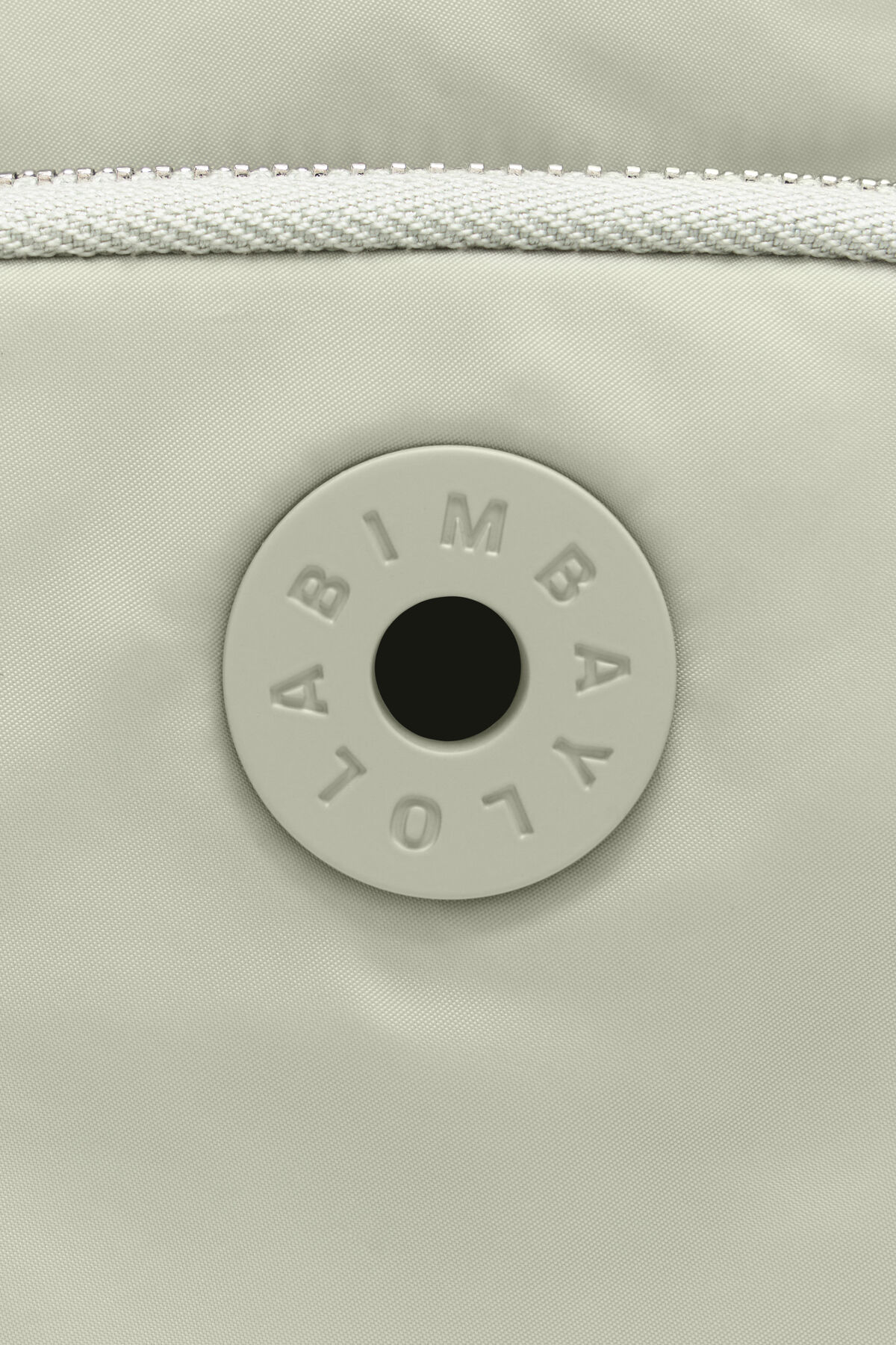 Minibolso rectangular gris hielo