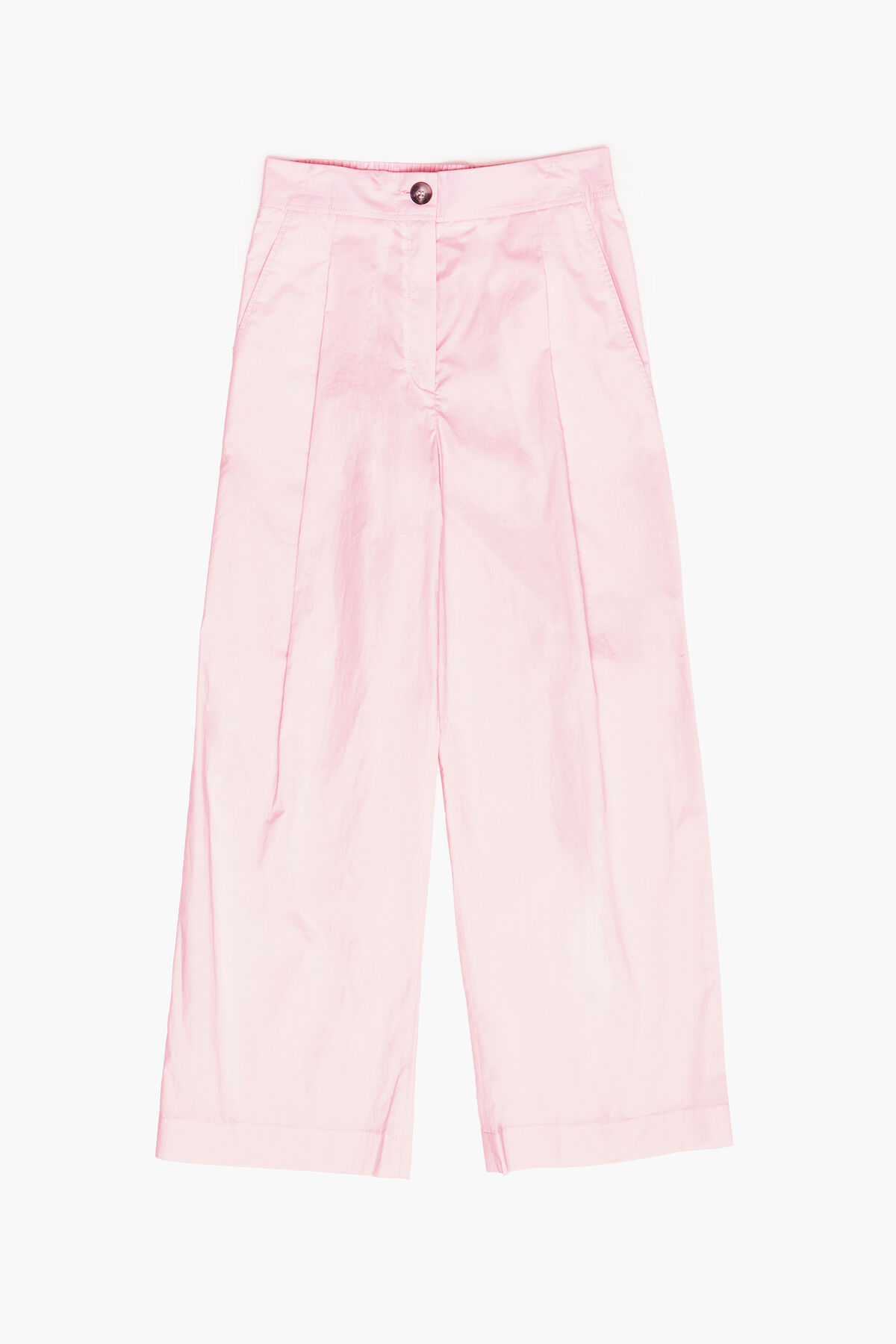 Pantalón popelín rosa claro