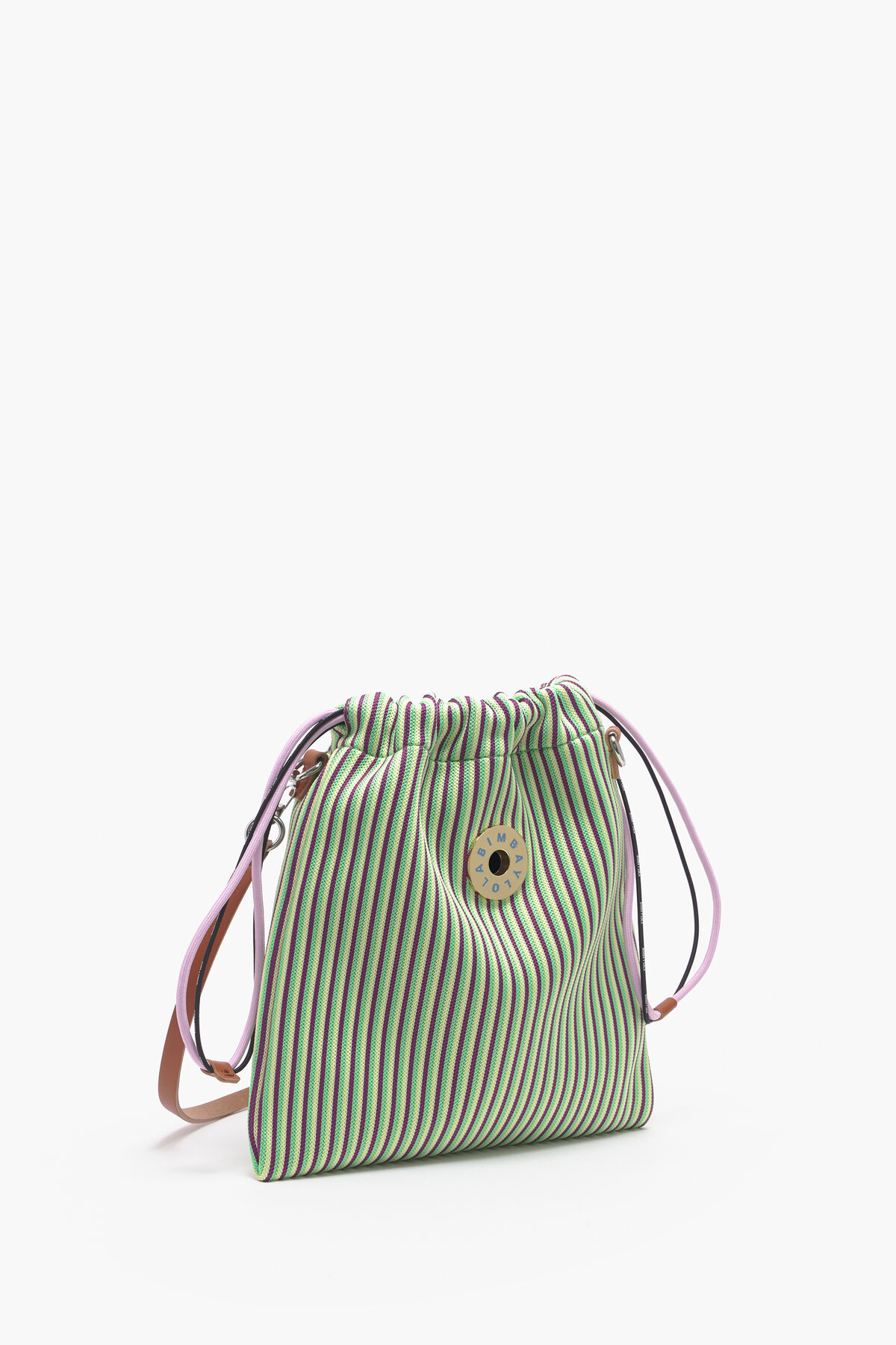 Bolso saca S punto amarillo