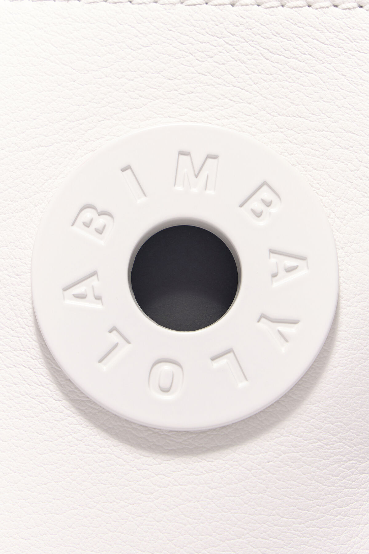 Bolso trapecio M piel blanco roto