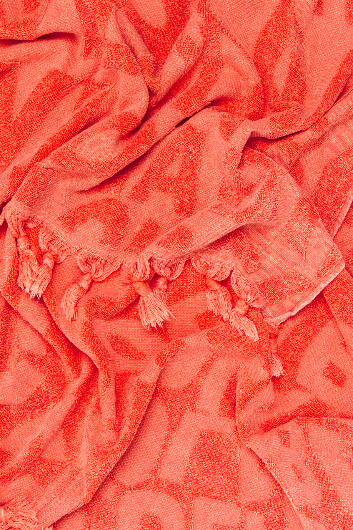 Toalla logo jacquard naranja