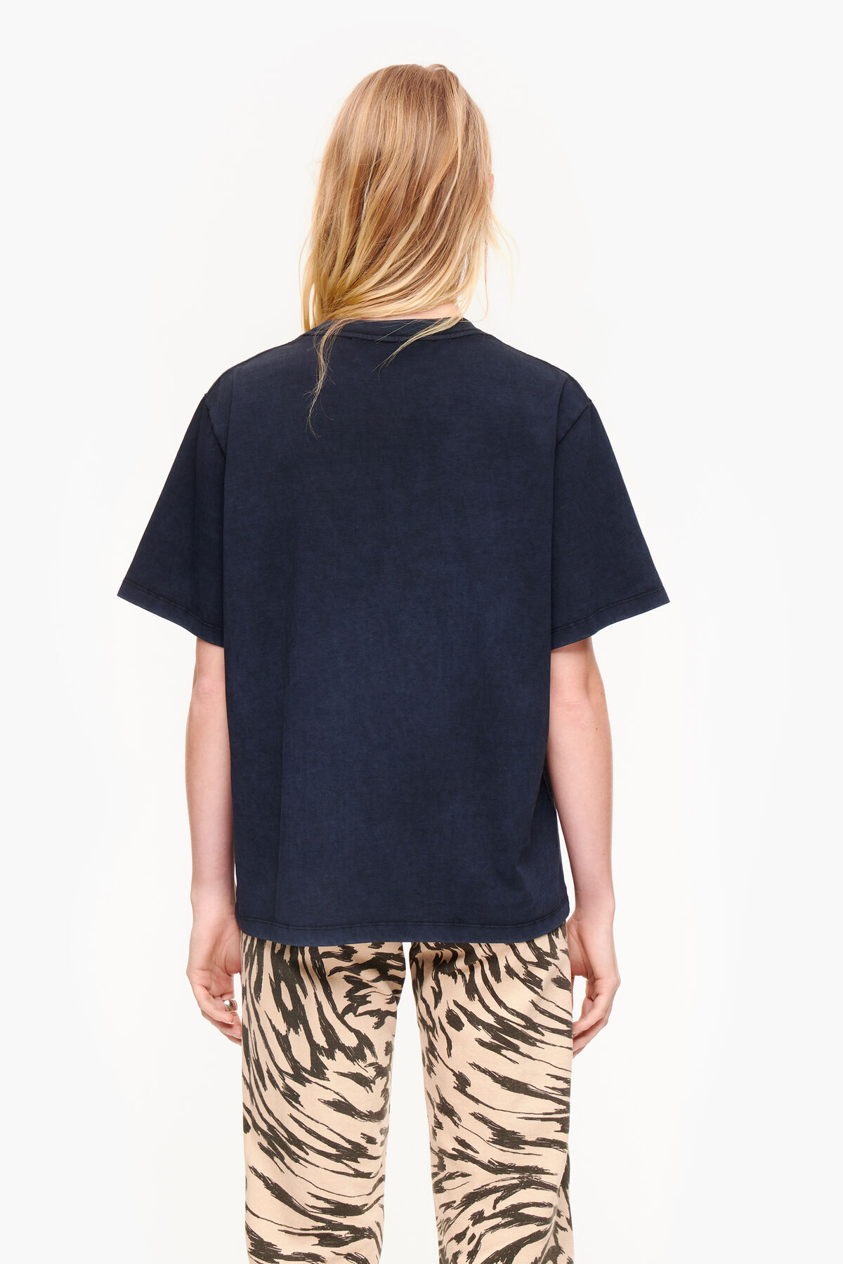 Camiseta algodón logo negra