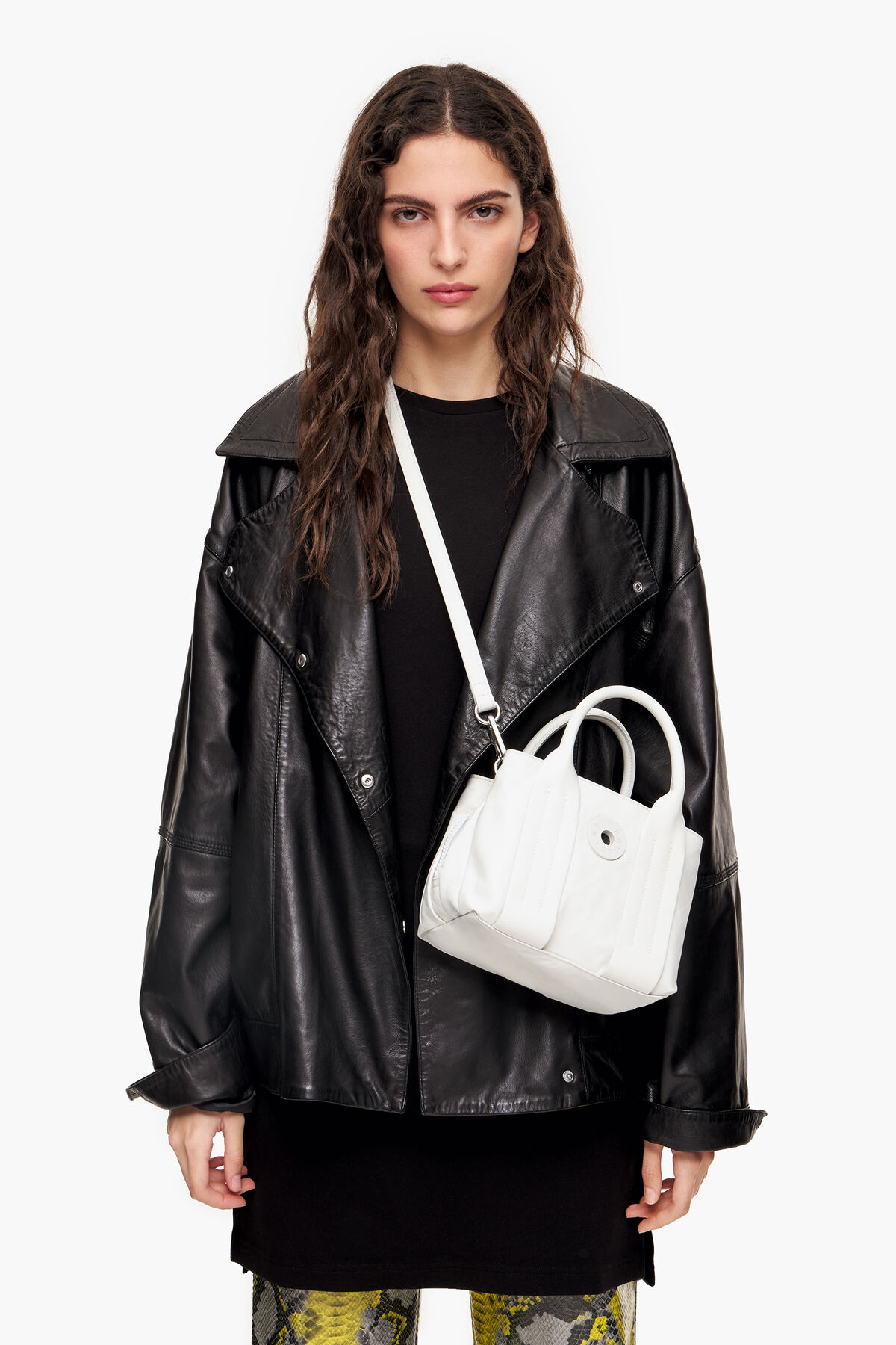 Bolso tote XS nylon gris