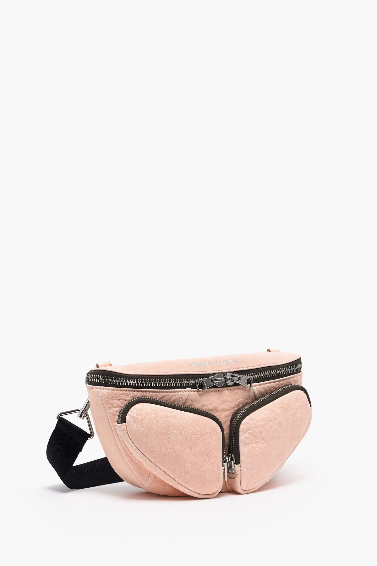 Bolso riñonera Pocket S piel rosa