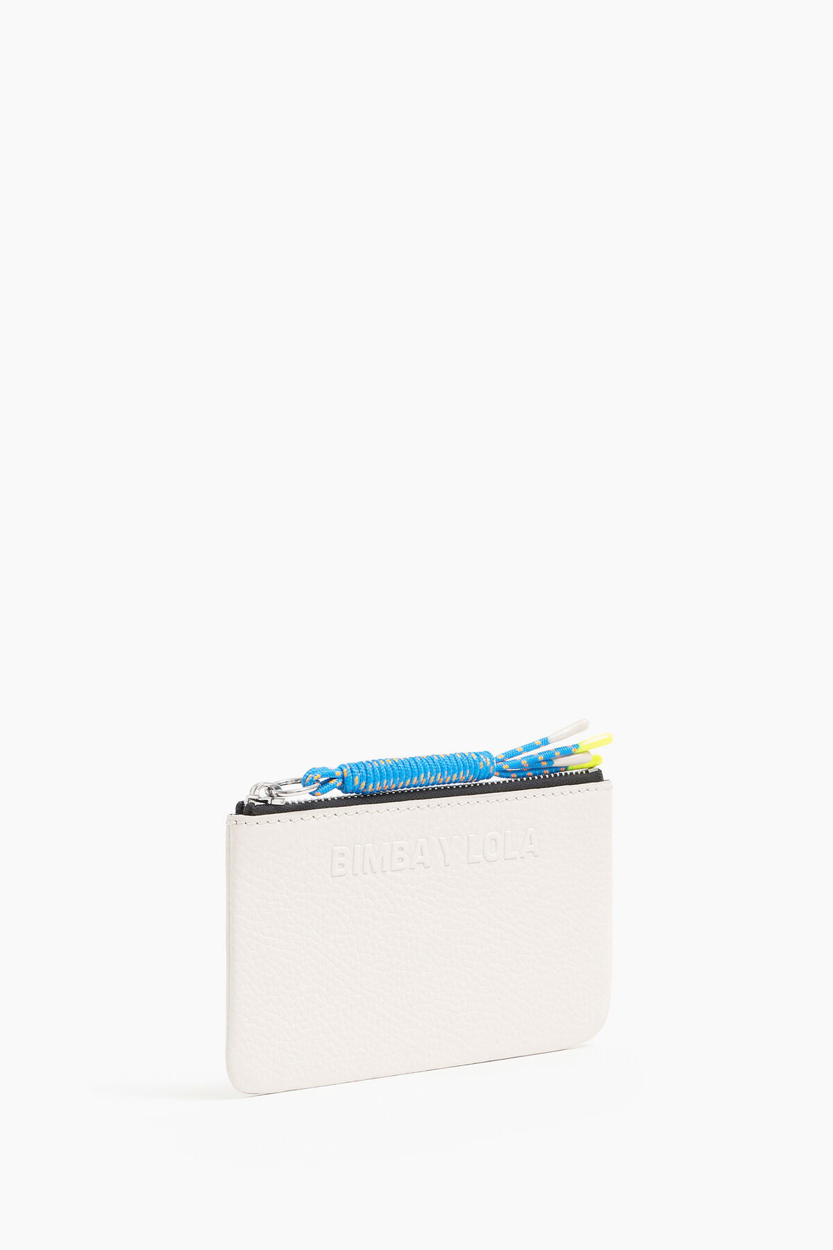 Monedero S piel blanco