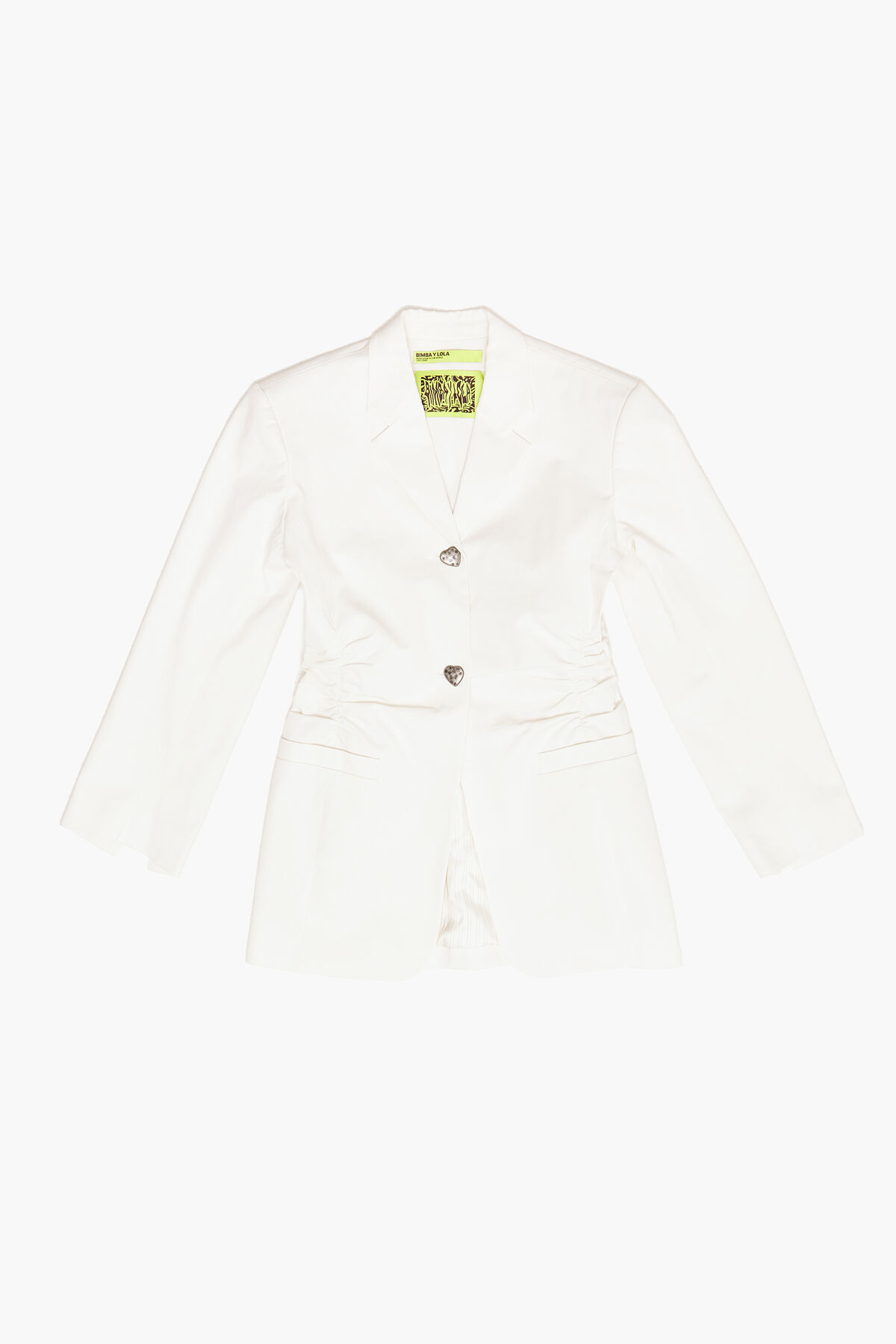 Blazer algodón crudo