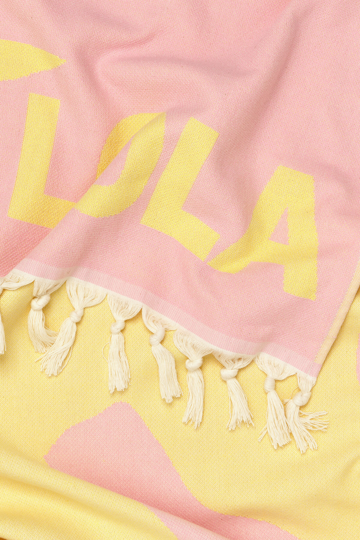 Toalla jacquard rosa