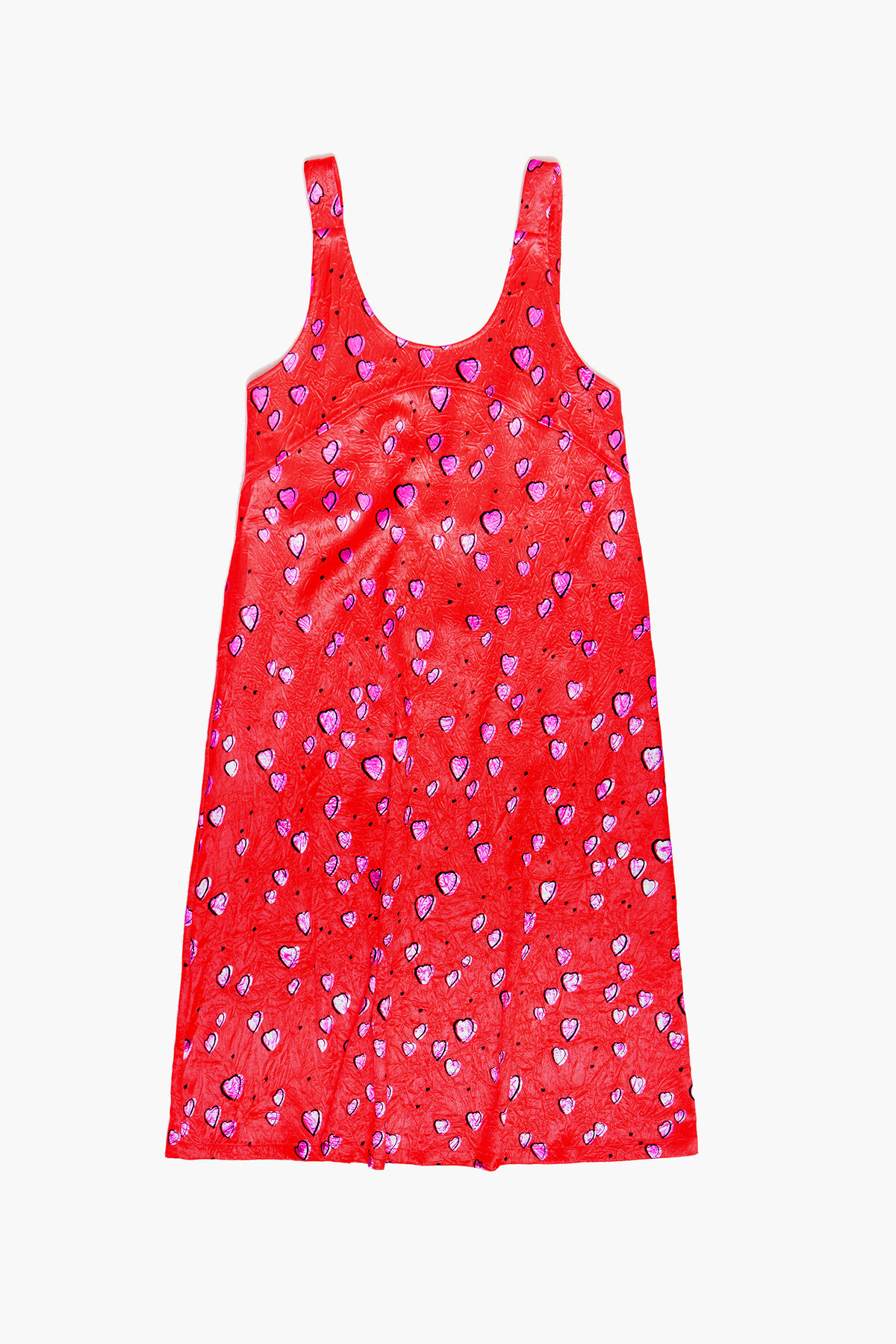 Vestido print Small Heart rojo