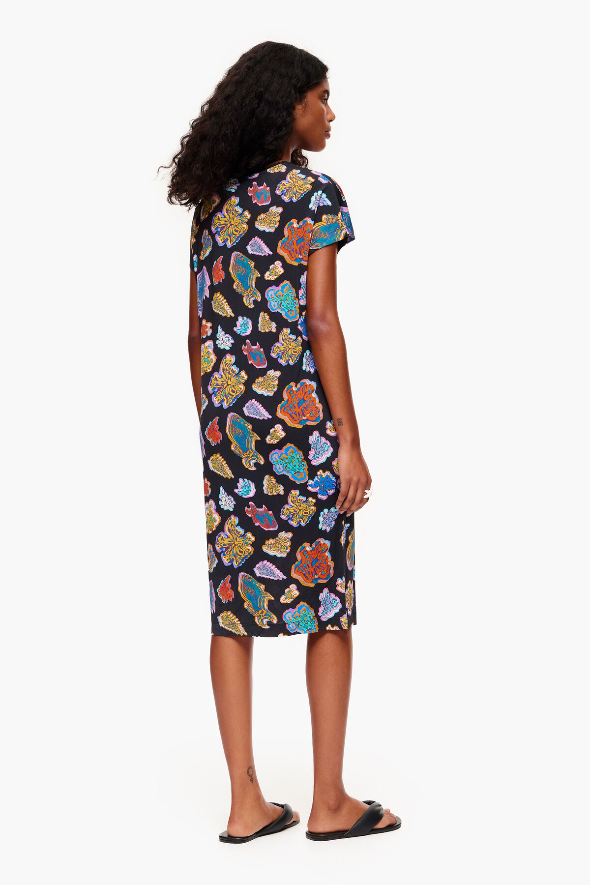 Vestido corto Fish Sea negro