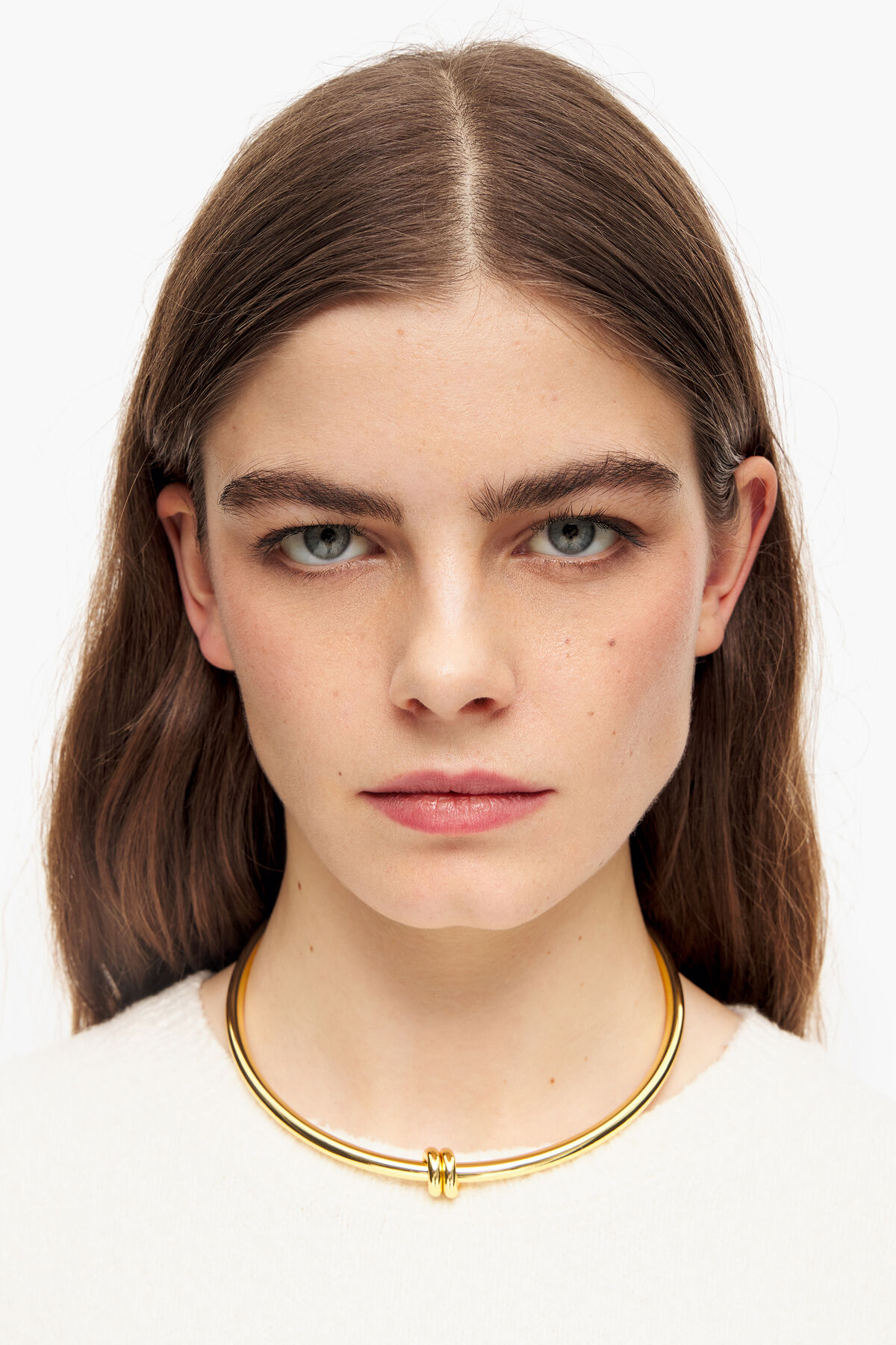 Collar choker dorado