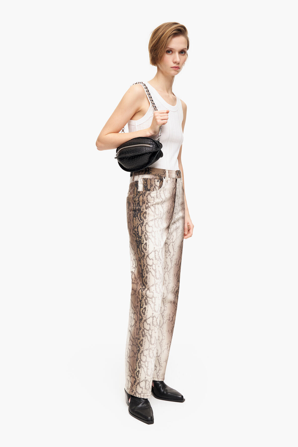 Bolso Pelota S piel negro