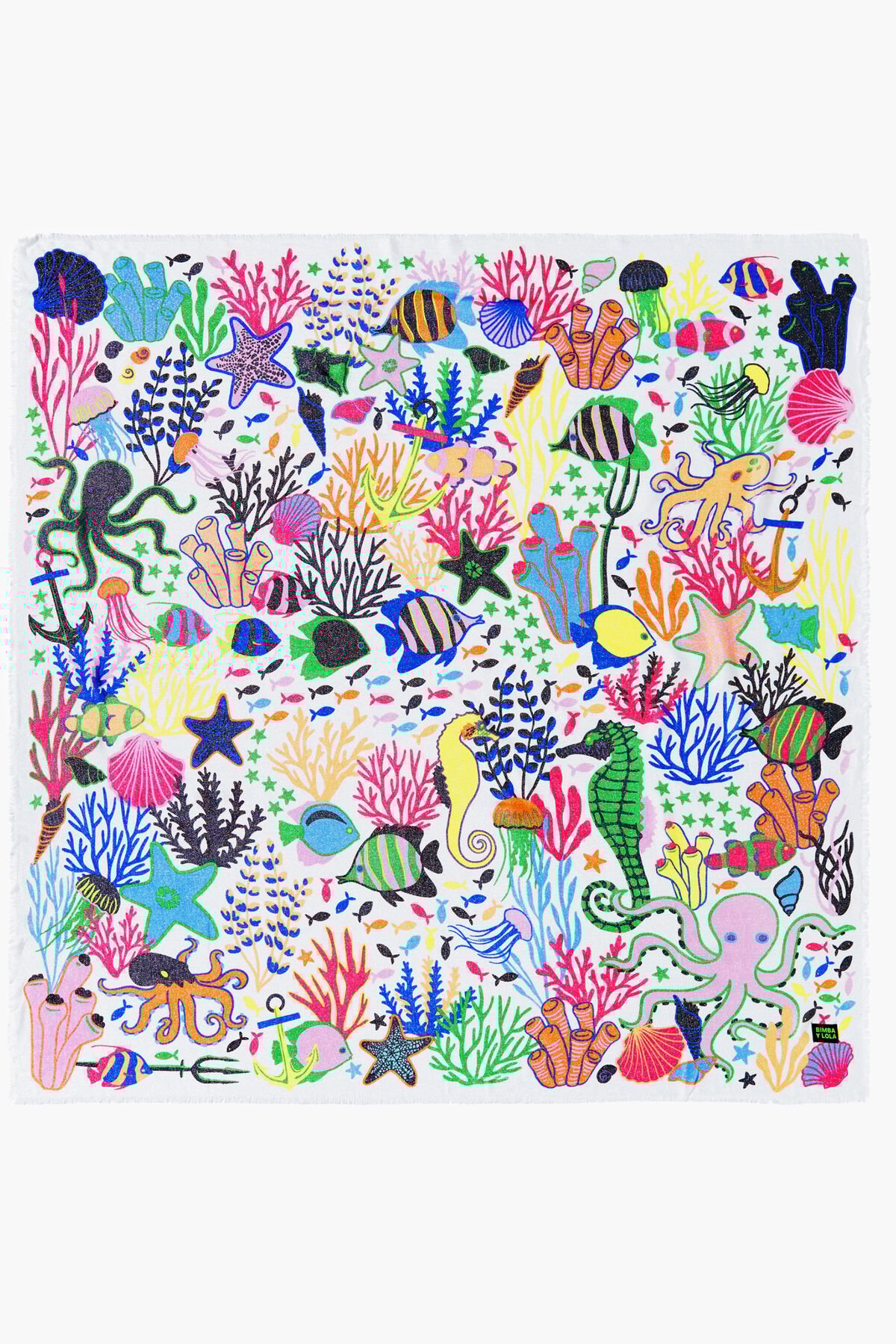 Chal fondo marino blanco