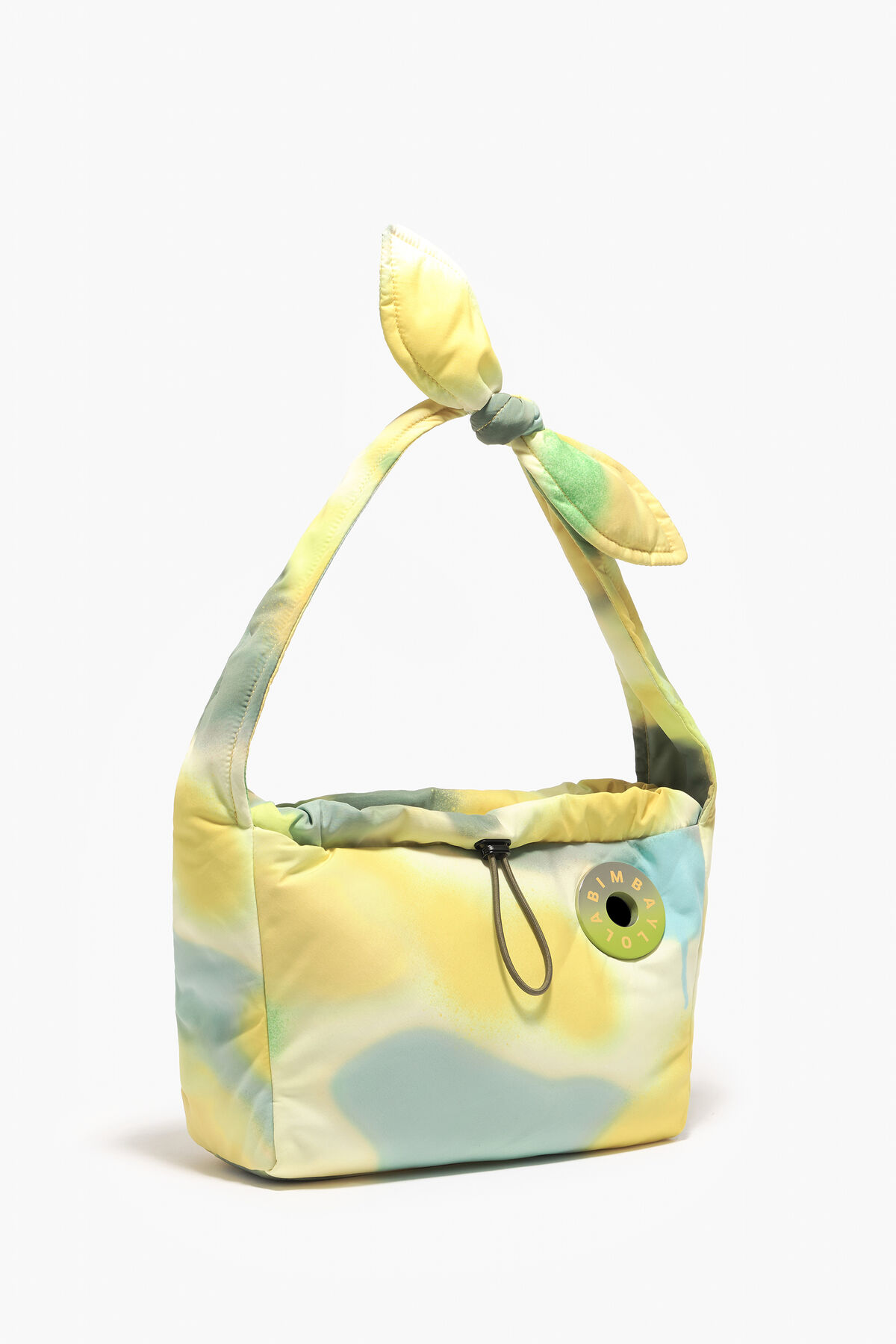 Bolso hobo L nylon print Camouflage Spray caqui