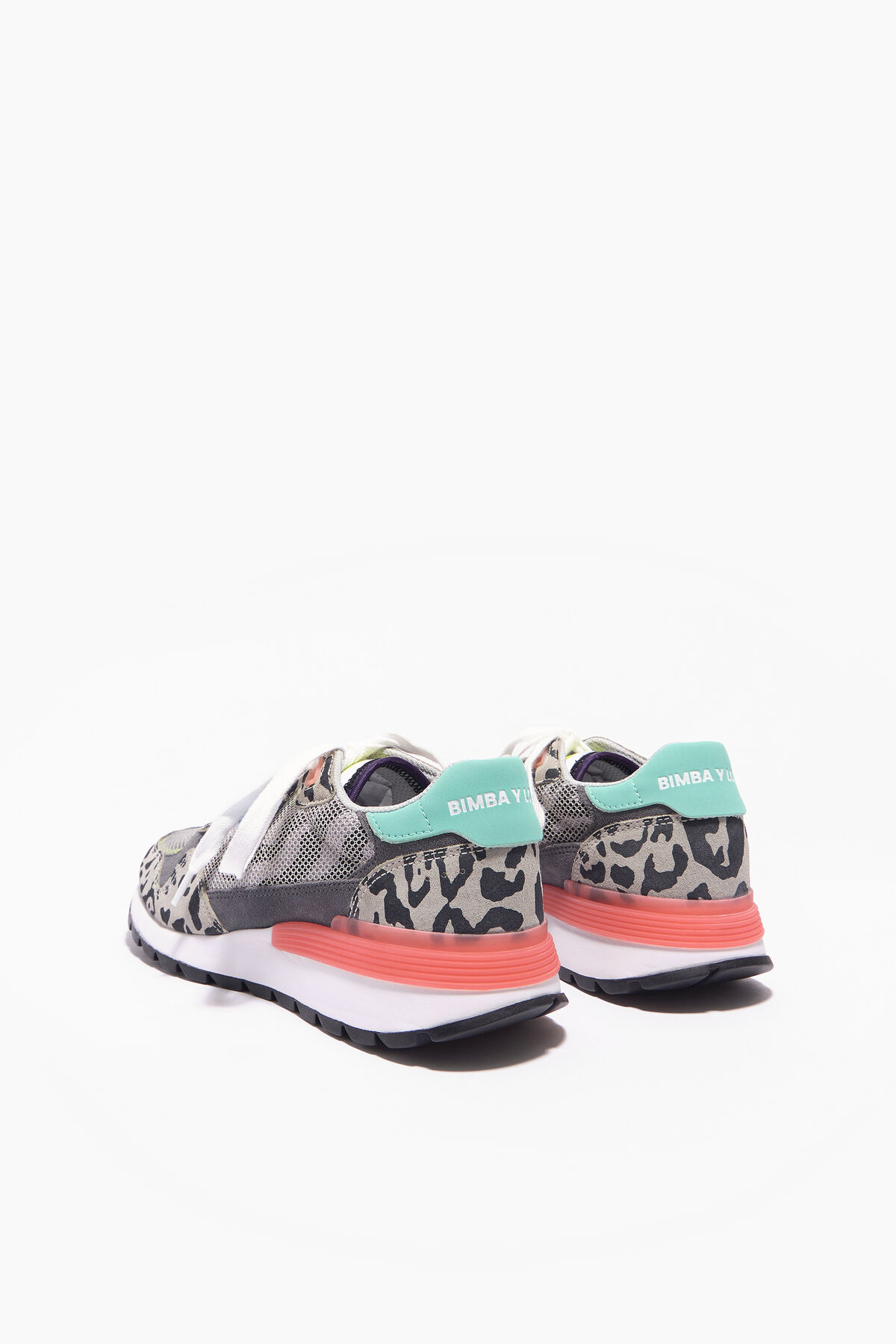 Deportiva jogger Chimo print gris