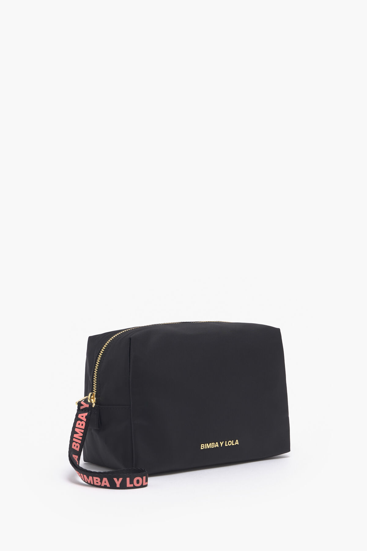 Neceser rectangular L nylon negro