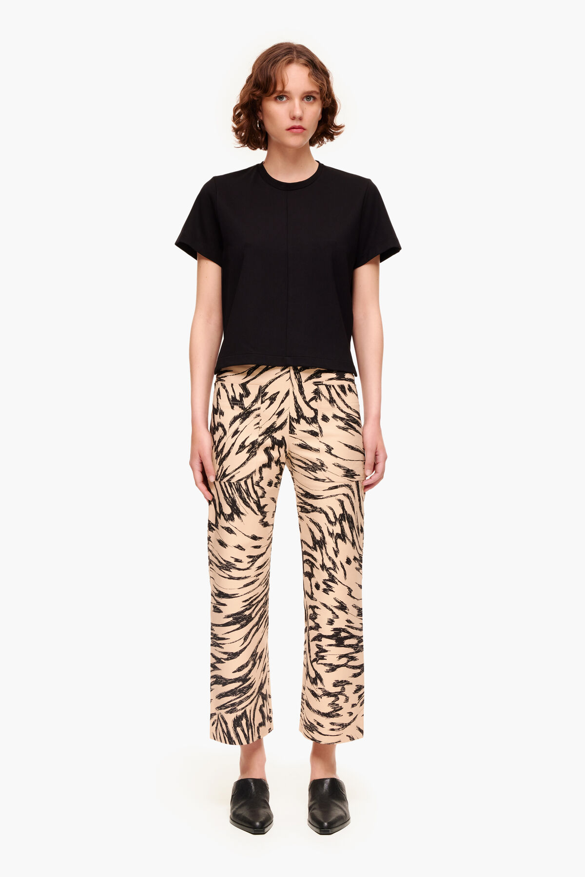 Pantalón print Butterfly Wing natural