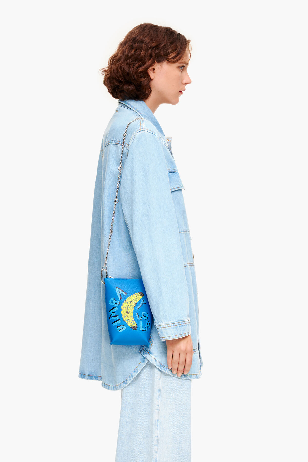 Bolso bandolera XS print BYL Banana azul