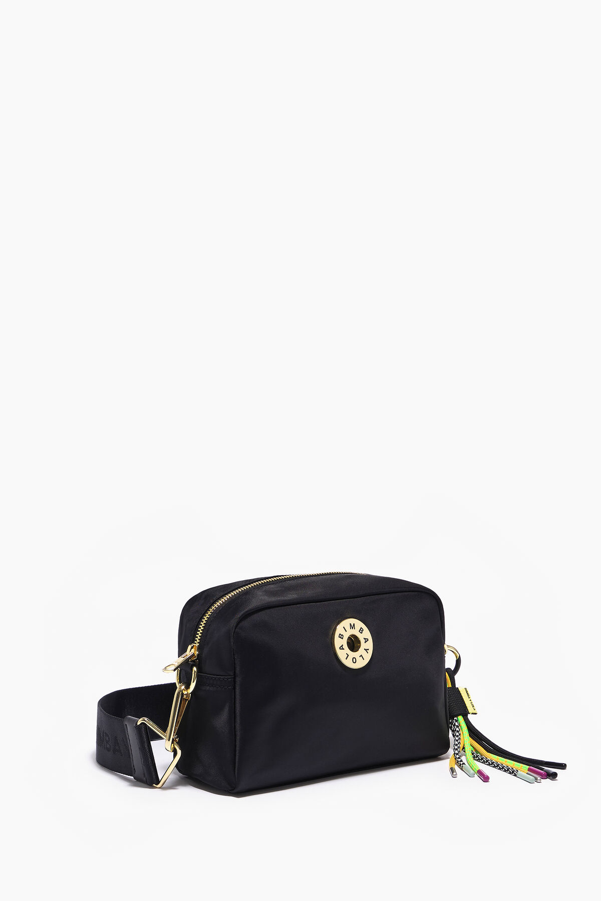 Bolso bandolera S nylon negro