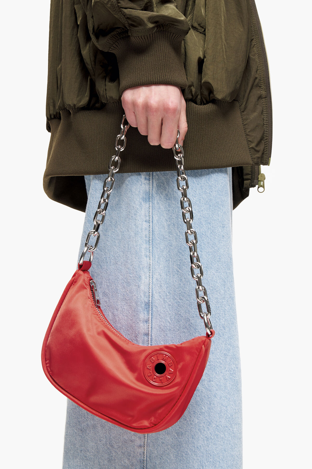 Bolso Moon XS nylon rojo