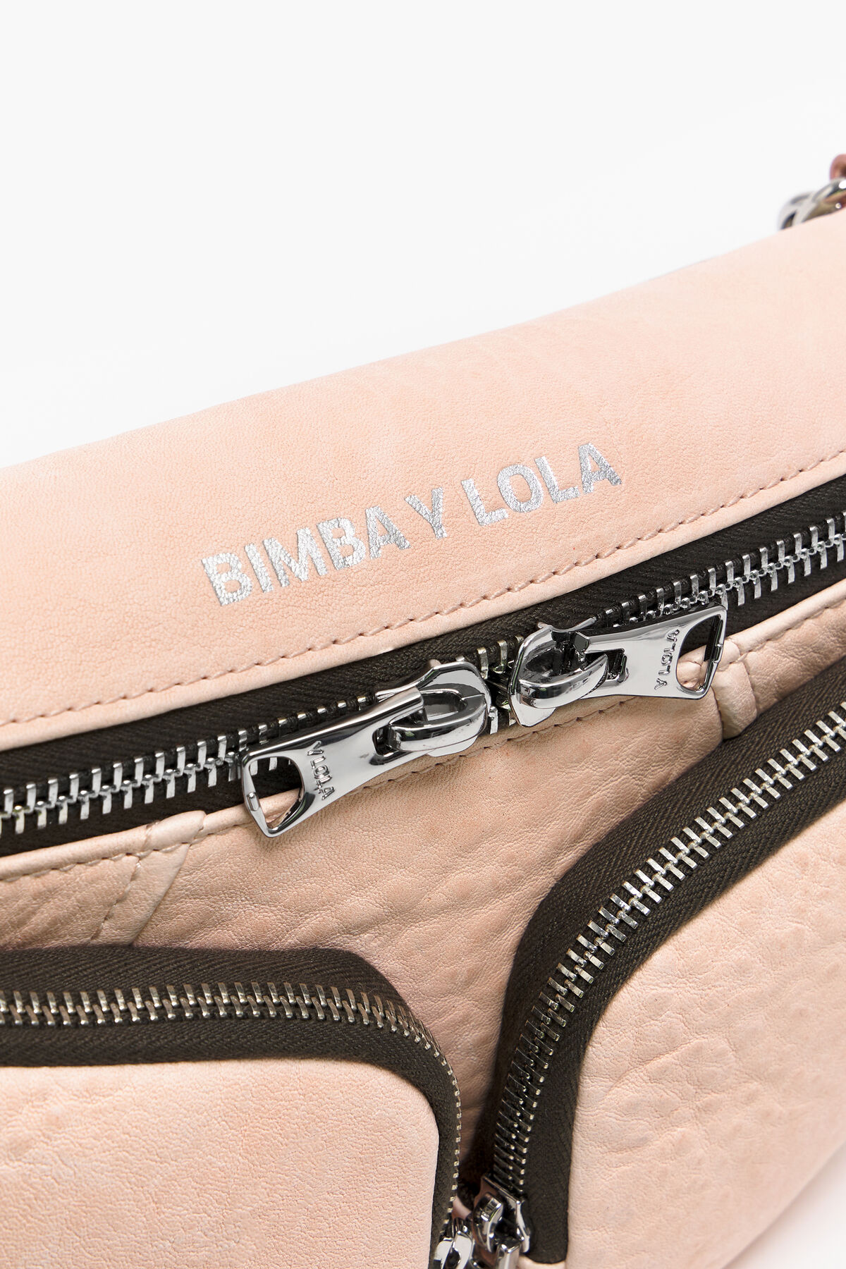 Bolso riñonera Pocket S piel rosa