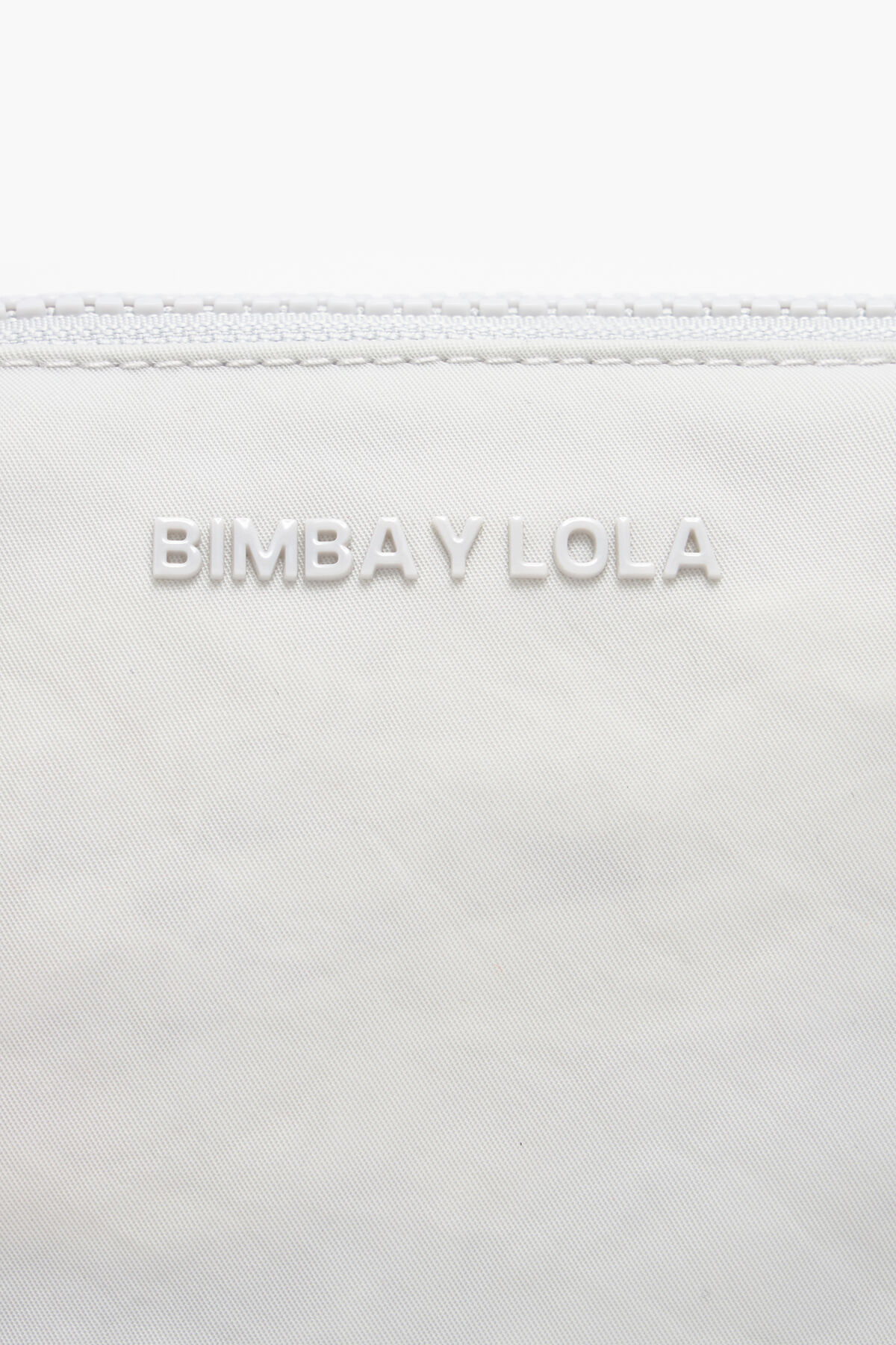 Neceser trapecio S nylon gris hielo