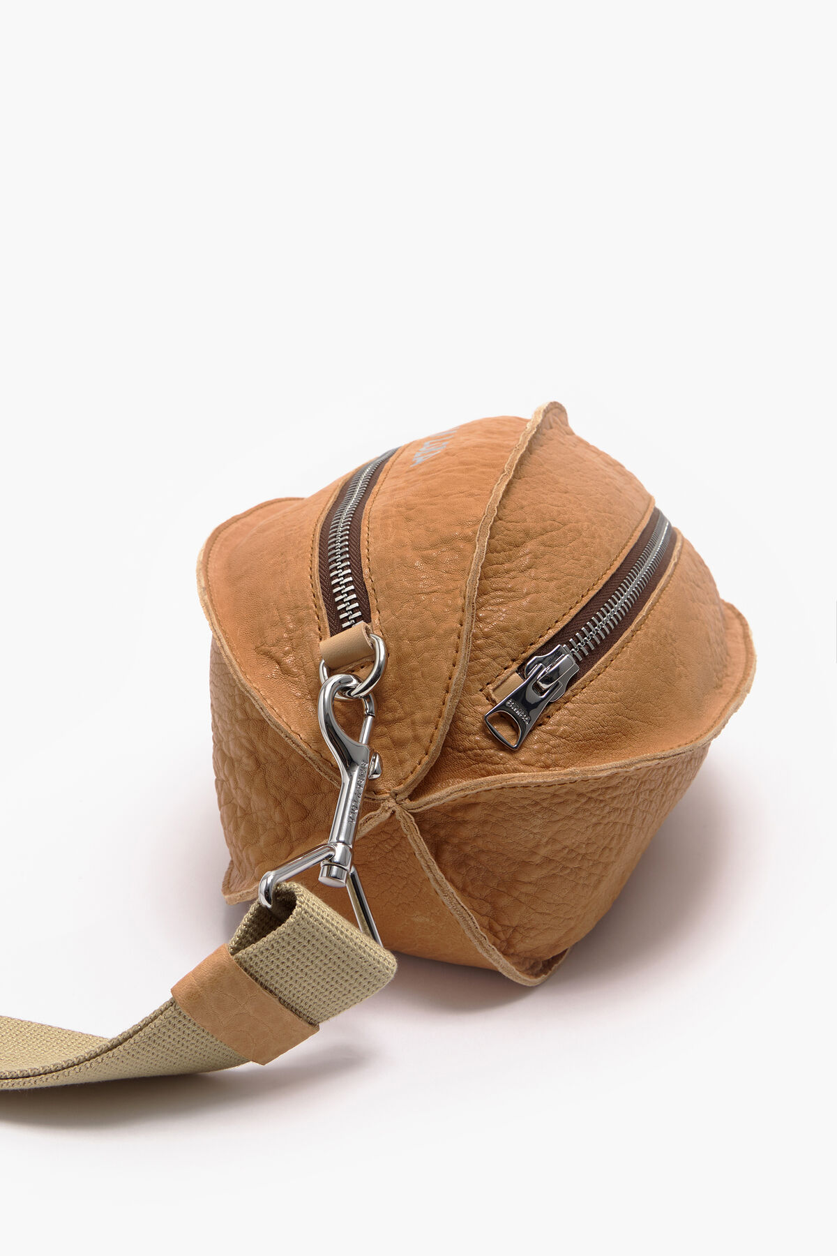 Bolso Pelota L piel camel