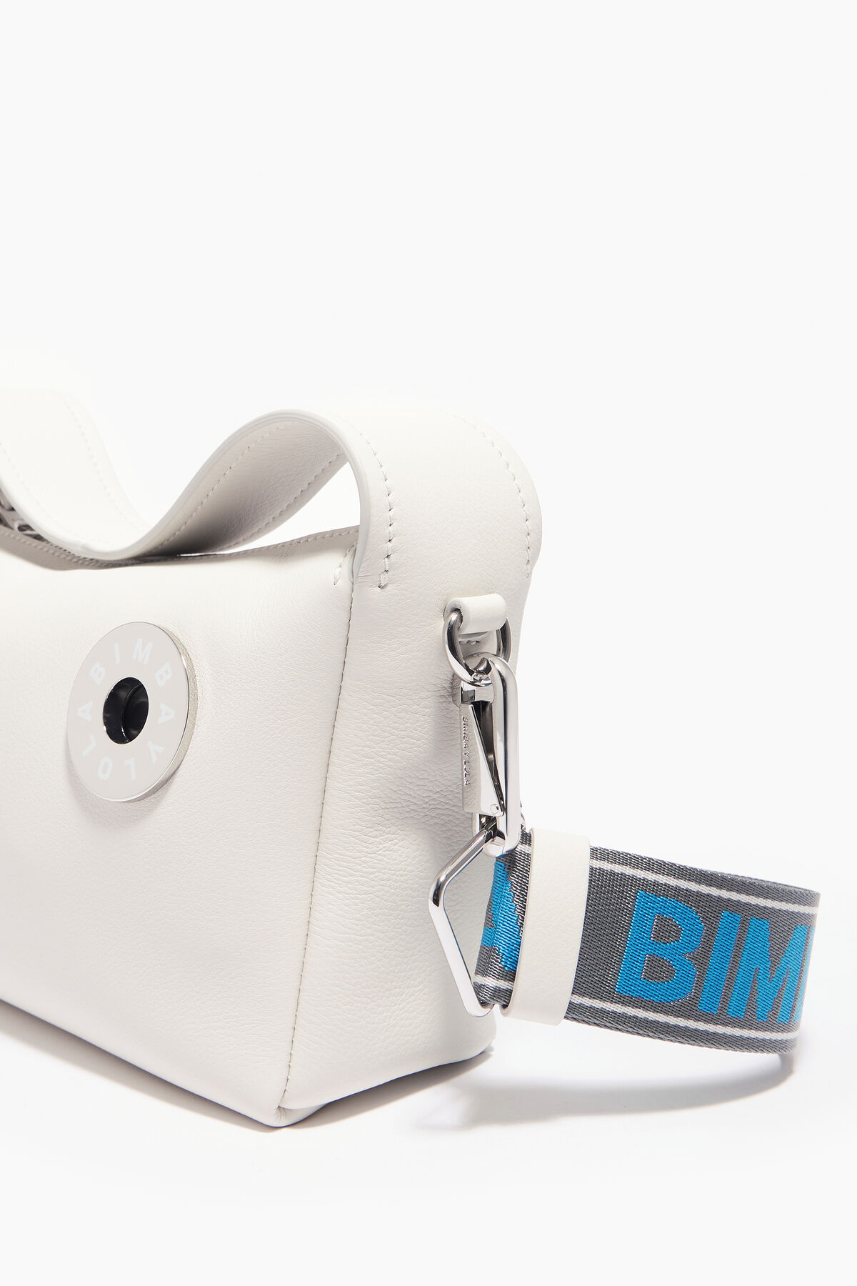 Bolso hobo M piel blanco