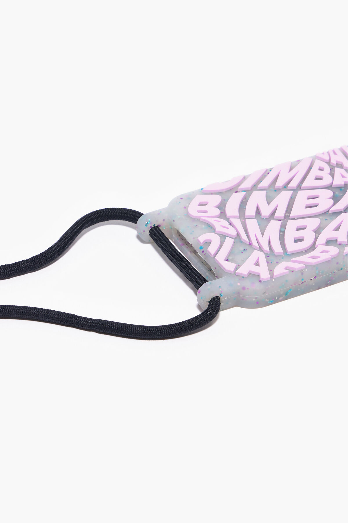 Funda iPhone 12 Pro Max transparente logo lila