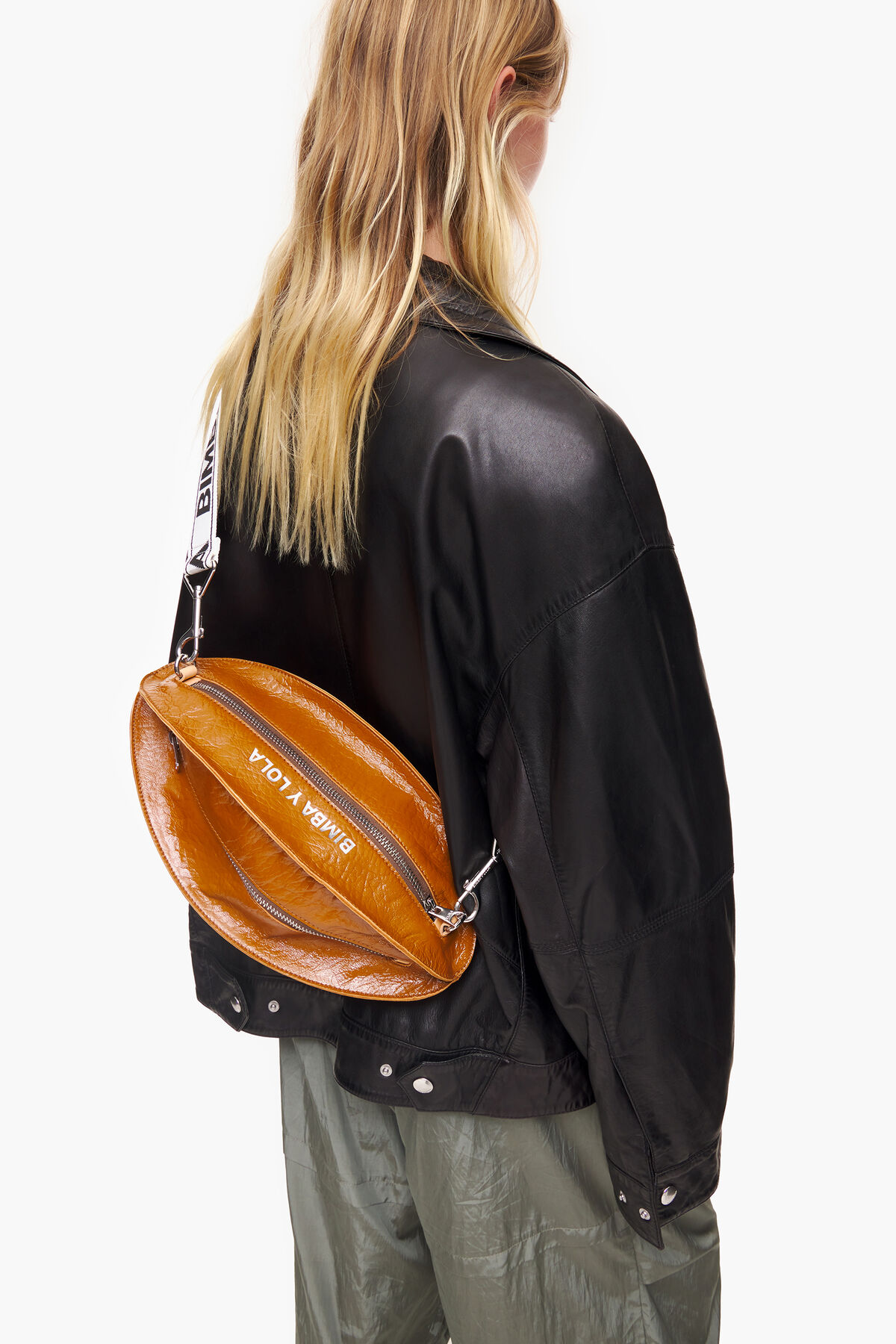 Bolso Pelota L piel marrón