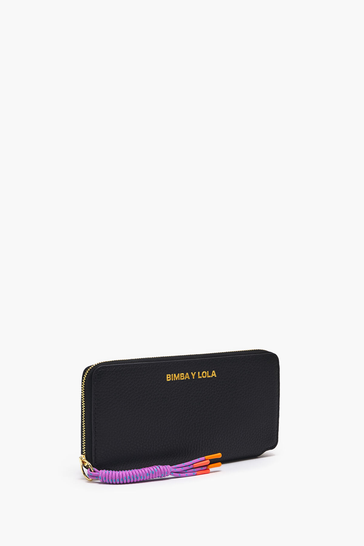 Billetera libro piel negra