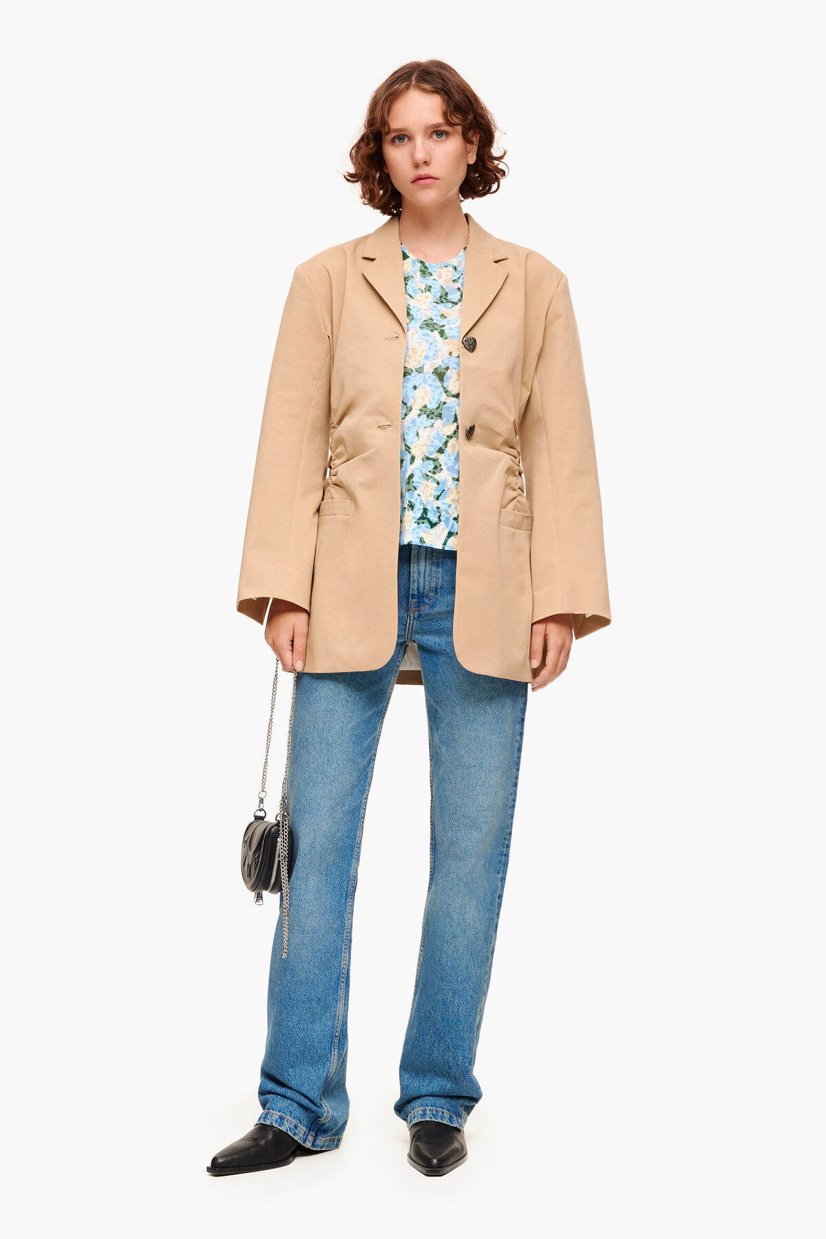 Camiseta Animal Brush azul claro