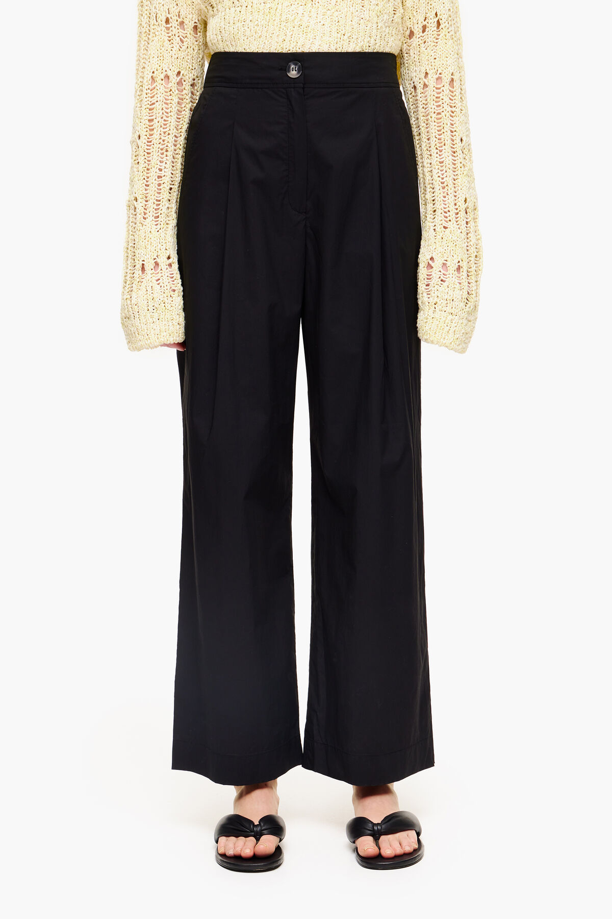 Pantalón popelín negro