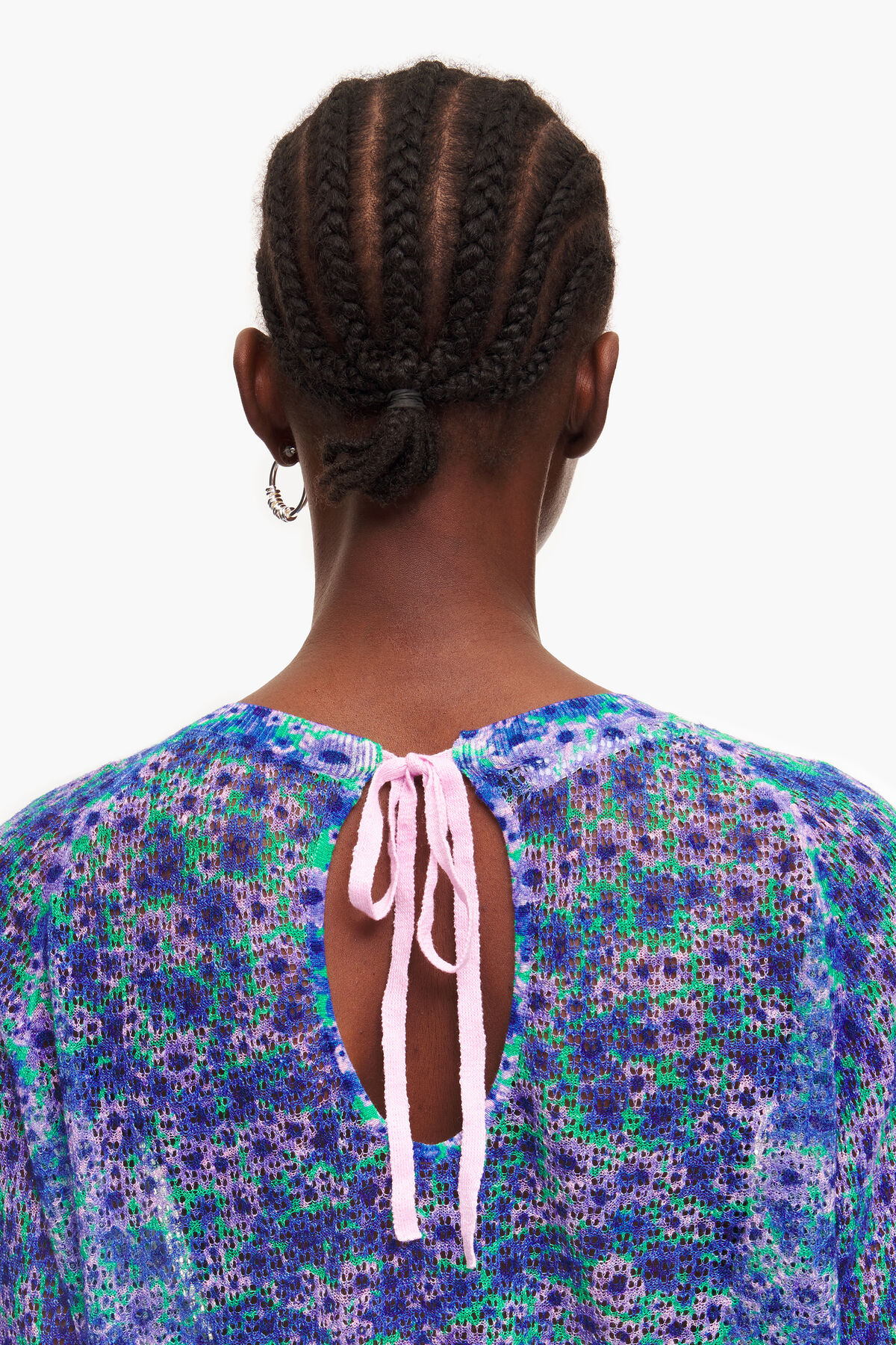 Jersey lino print Flowers Full